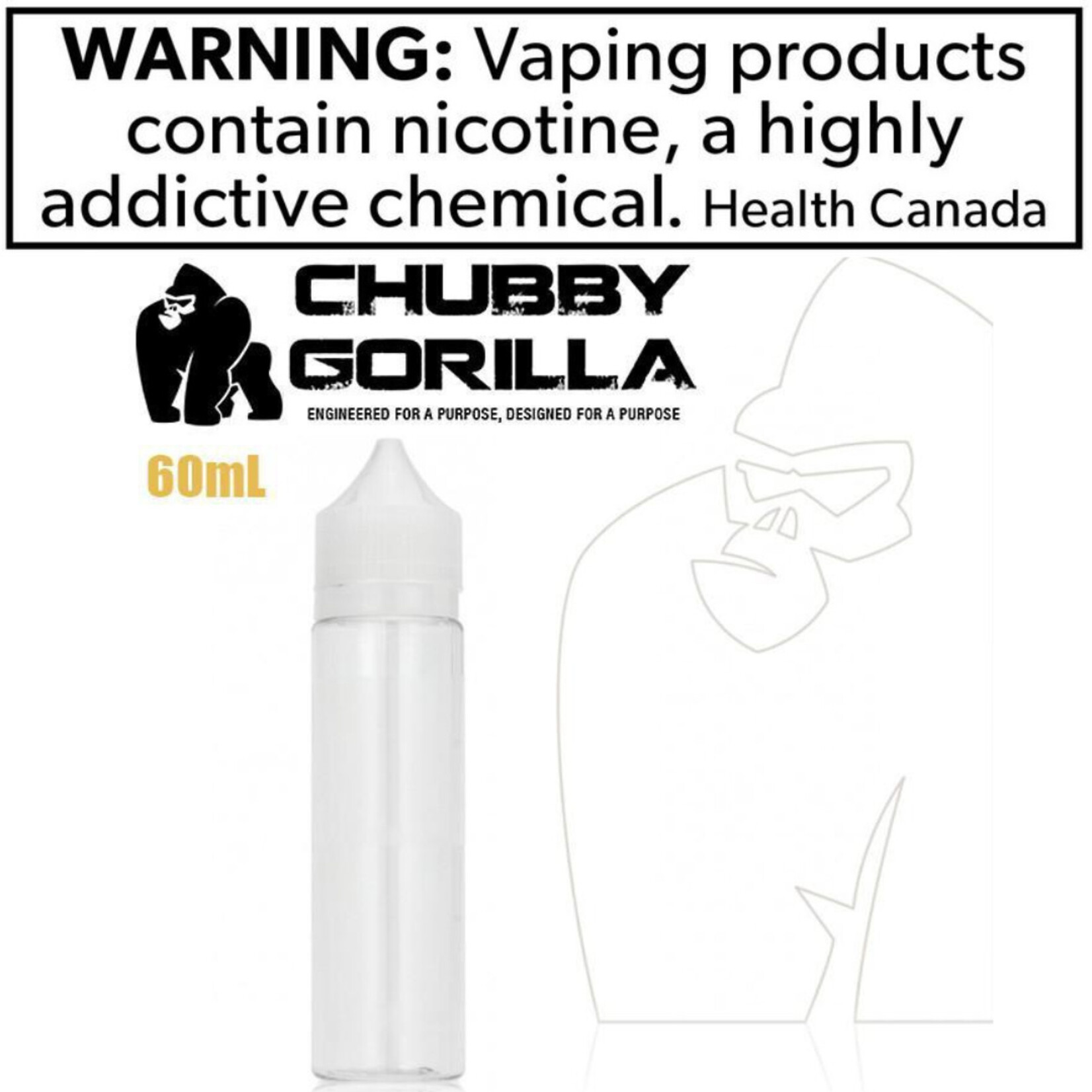 Chubby Gorilla 60ml Unicorn Bottle