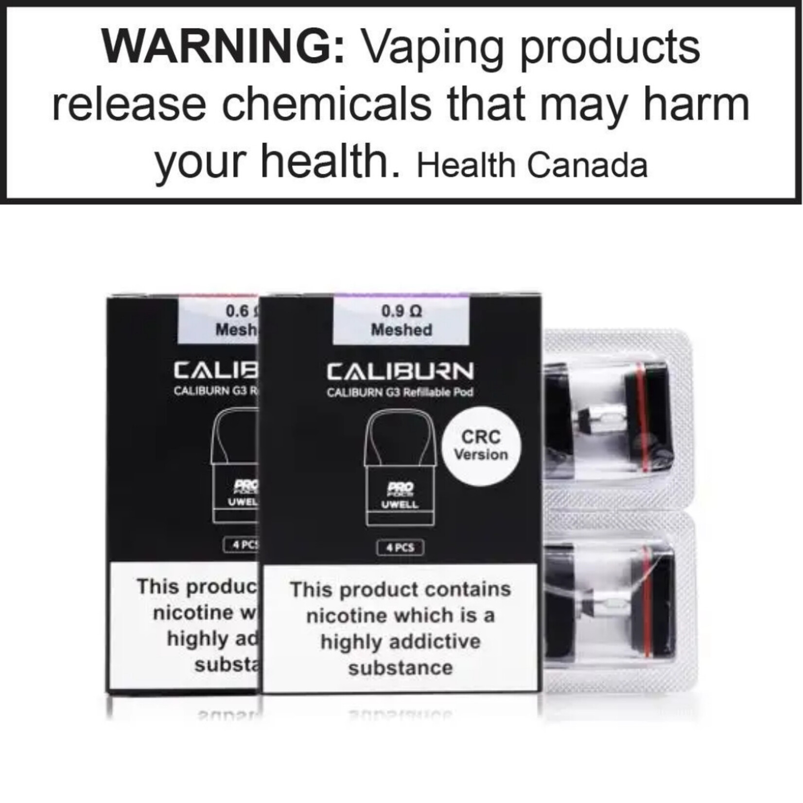 UWell UWell Caliburn GPP/G3 (2mL) Replacement Pods 4 Pack