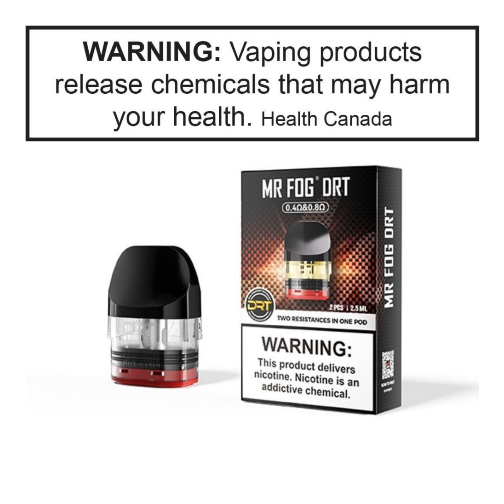 Mr.Fog Mr. Fog DRT Dual Resistance Replacement Pod 2 Pack