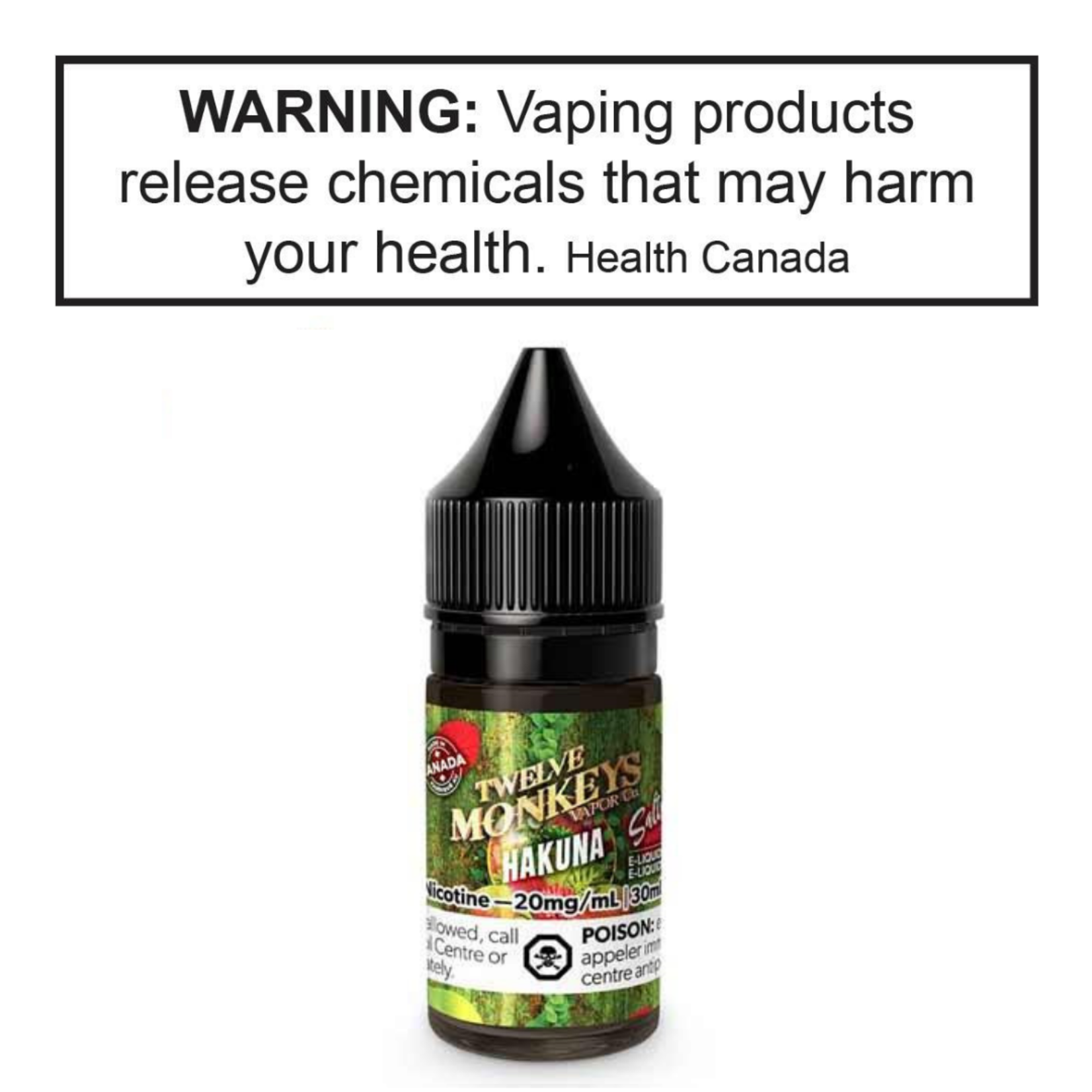 Twelve Monkeys Twelve Monkeys 30mL 20mg Salt