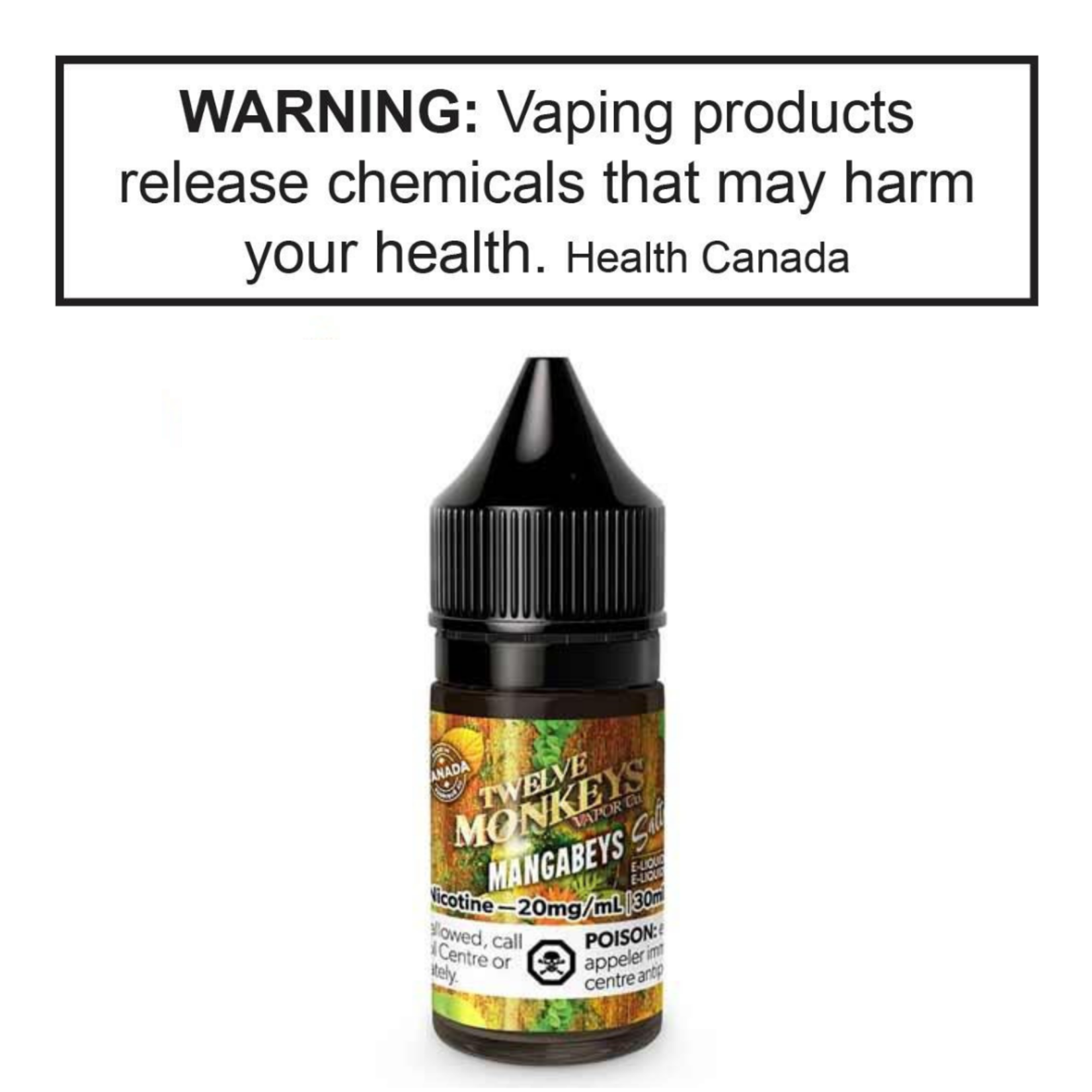 Twelve Monkeys Twelve Monkeys 30mL 20mg Salt