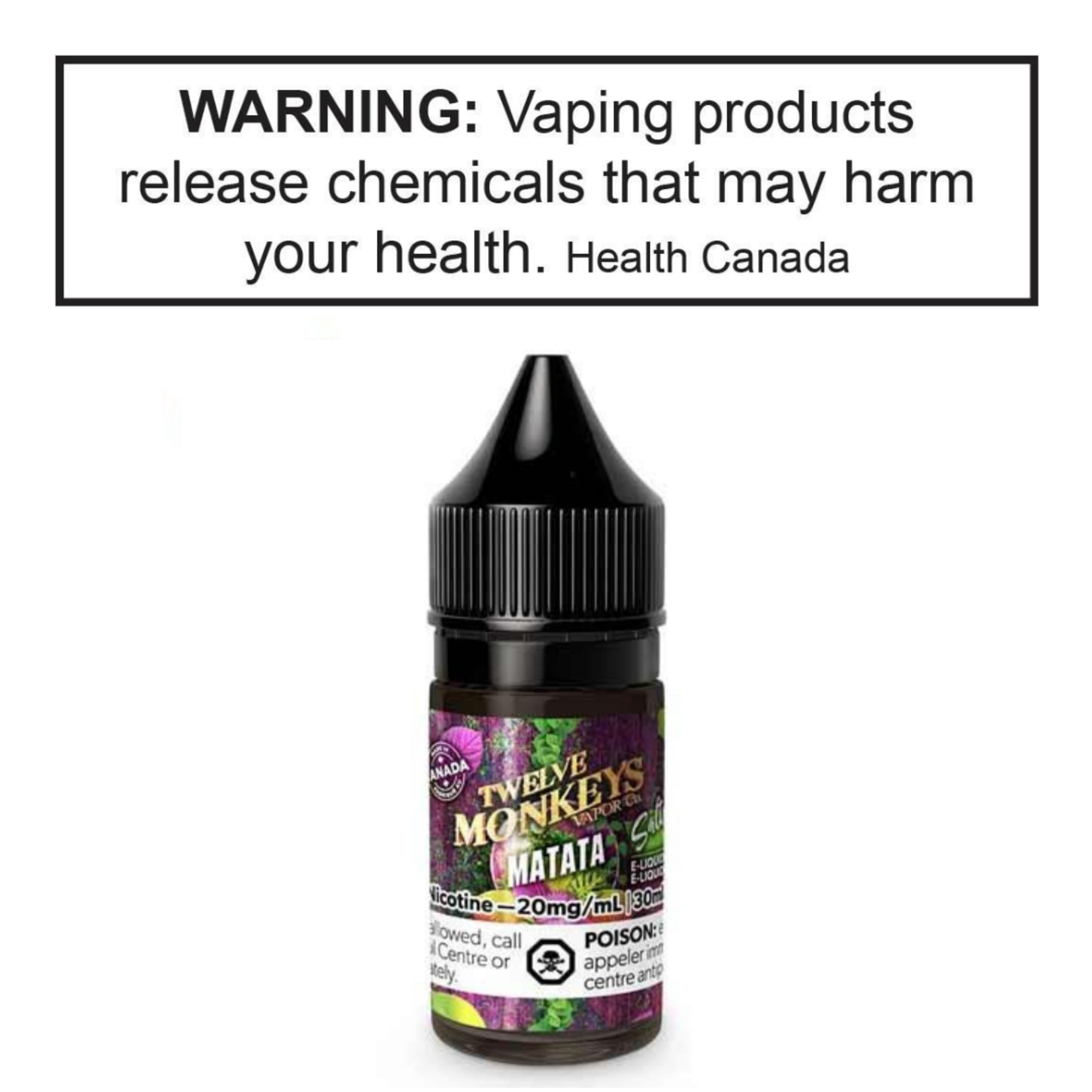 Twelve Monkeys Twelve Monkeys 30mL 20mg Salt