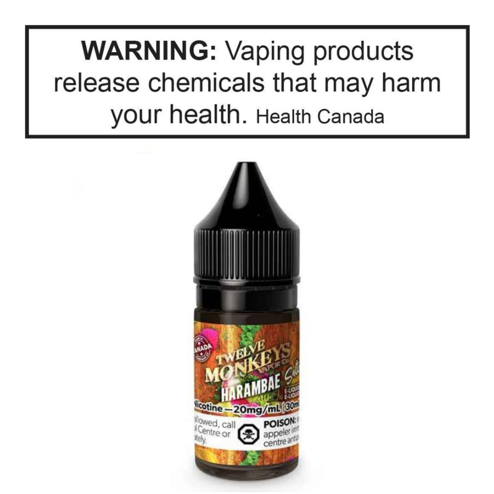 Twelve Monkeys Twelve Monkeys 30mL 20mg Salt