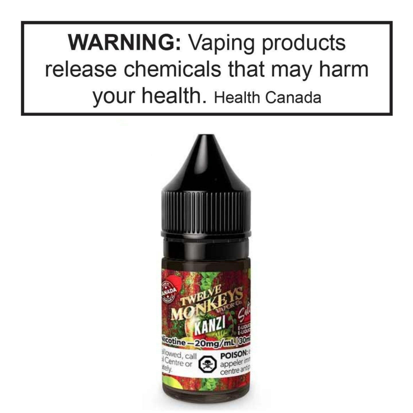 Twelve Monkeys Twelve Monkeys 30mL 20mg Salt
