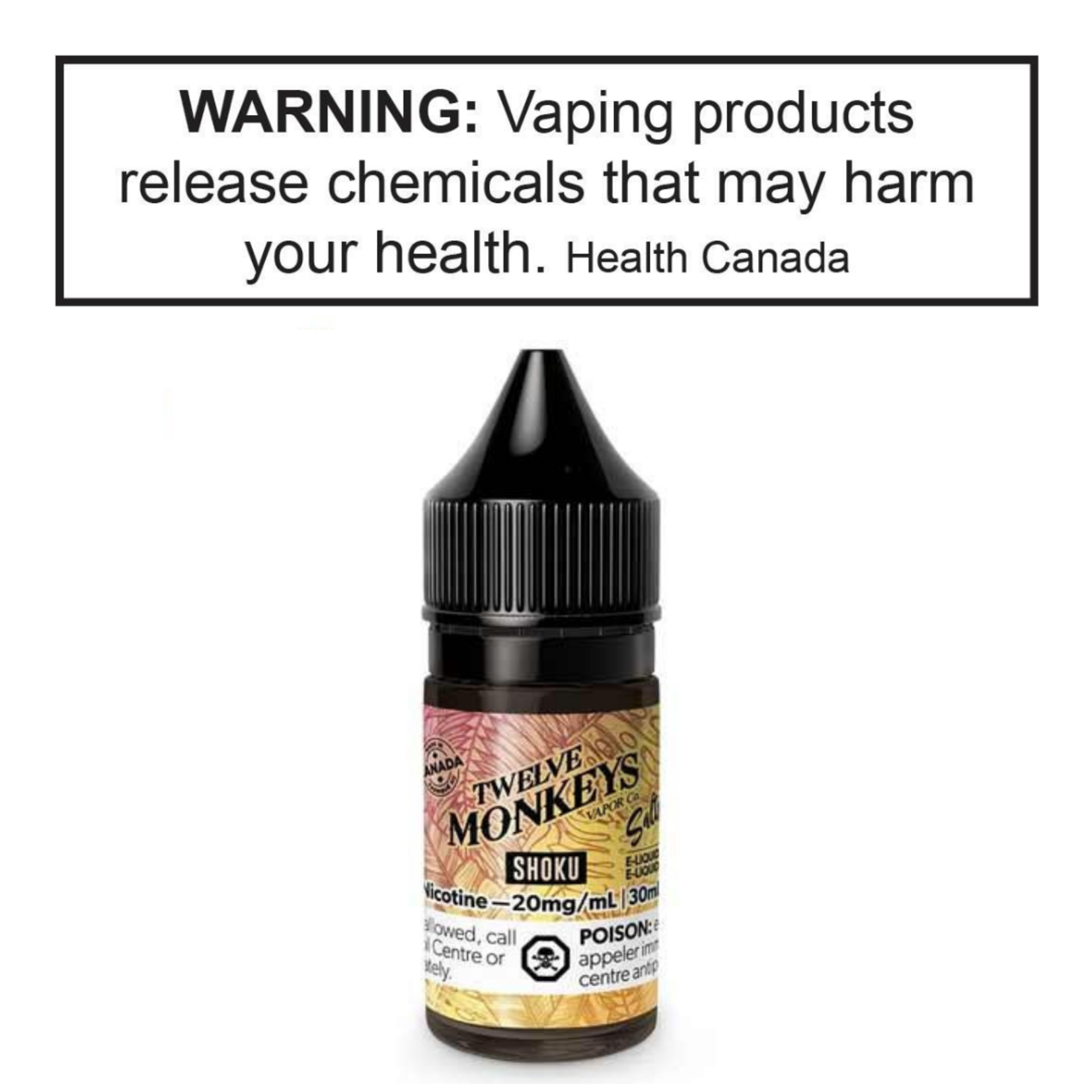 Twelve Monkeys Twelve Monkeys 30mL 20mg Salt