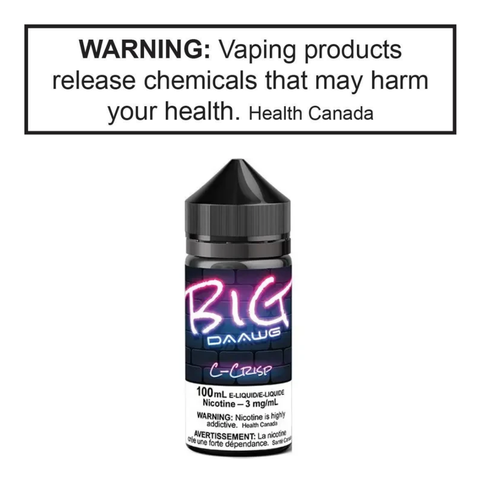 T Daawg Labs Big Daawg 100mL Freebase