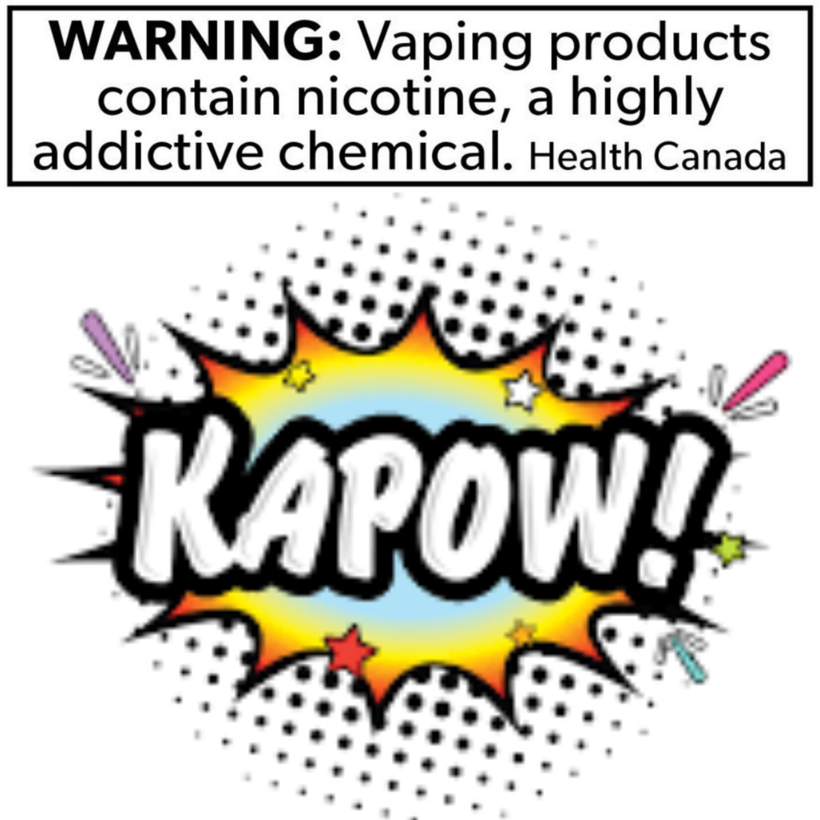 Kapow Kapow 60mL Freebase