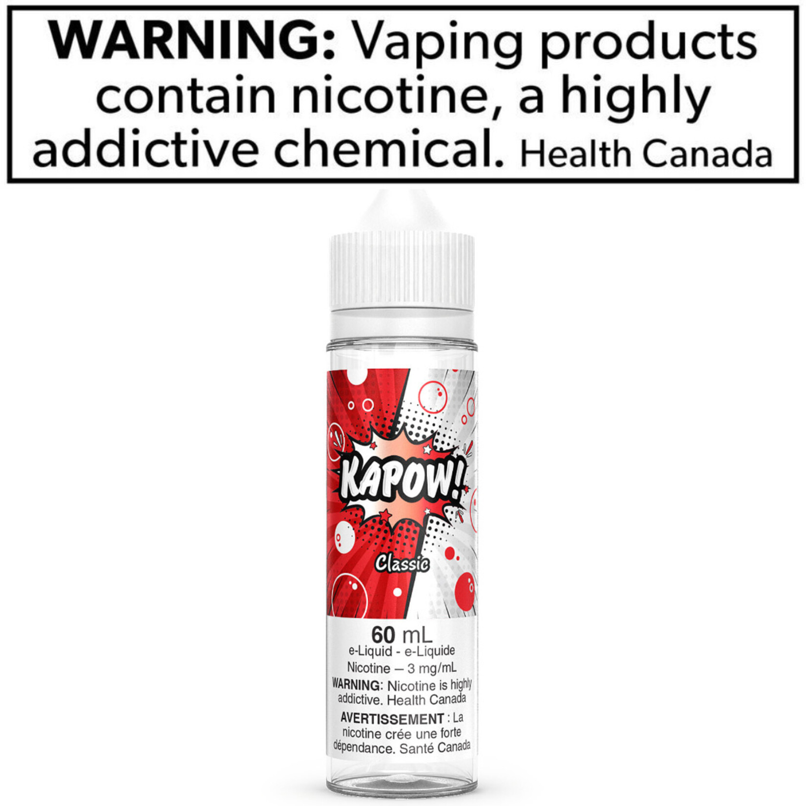 Kapow Kapow 60mL Freebase