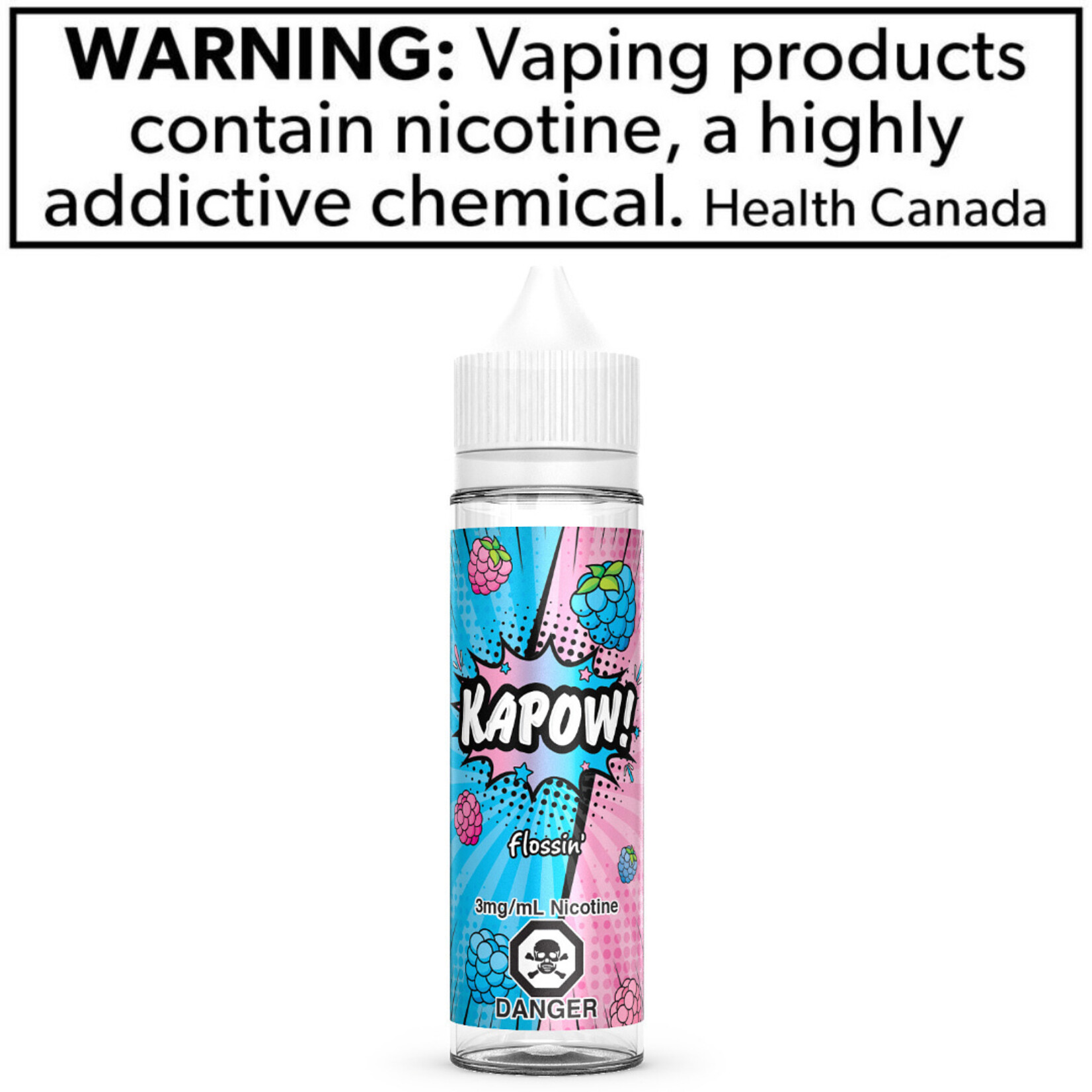 Kapow Kapow 60mL Freebase