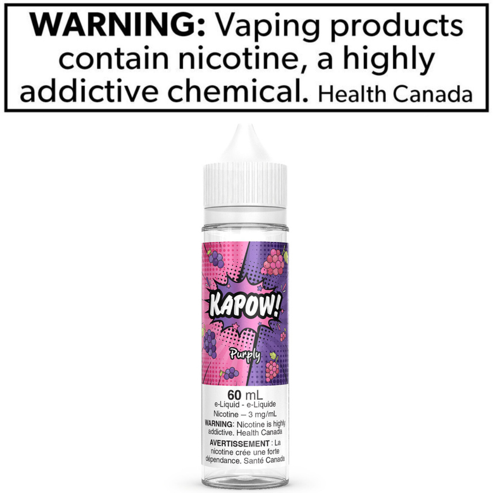 Kapow Kapow 60mL Freebase