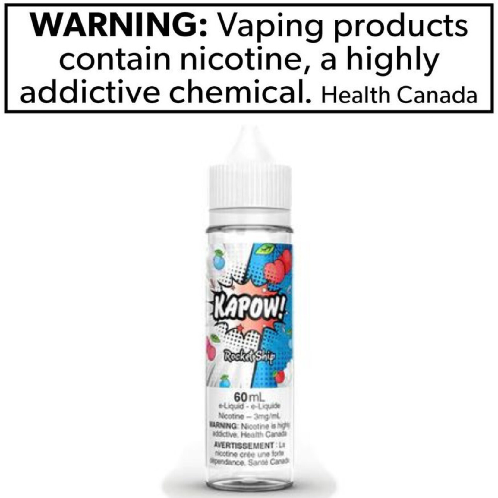 Kapow Kapow 60mL Freebase