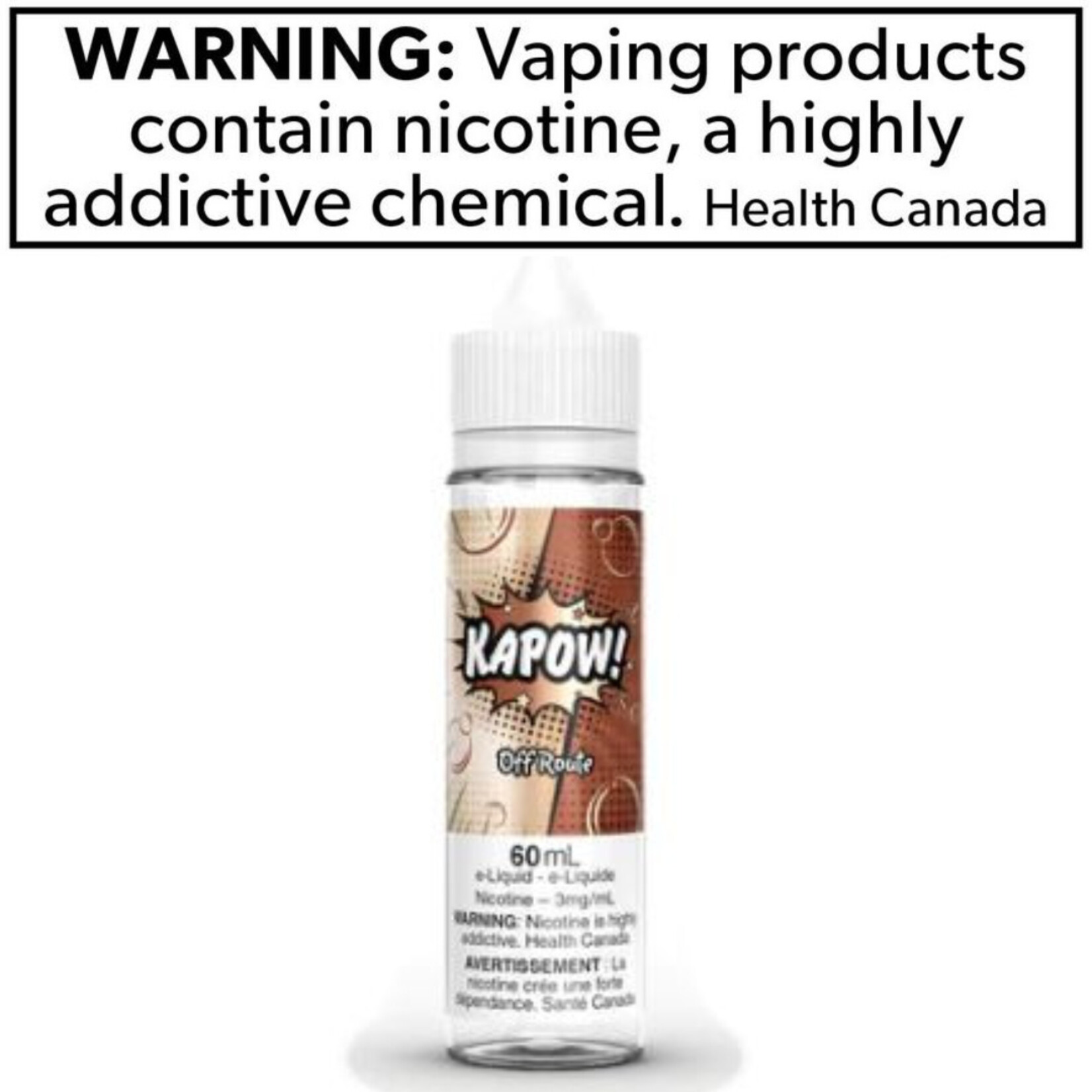 Kapow Kapow 60mL Freebase