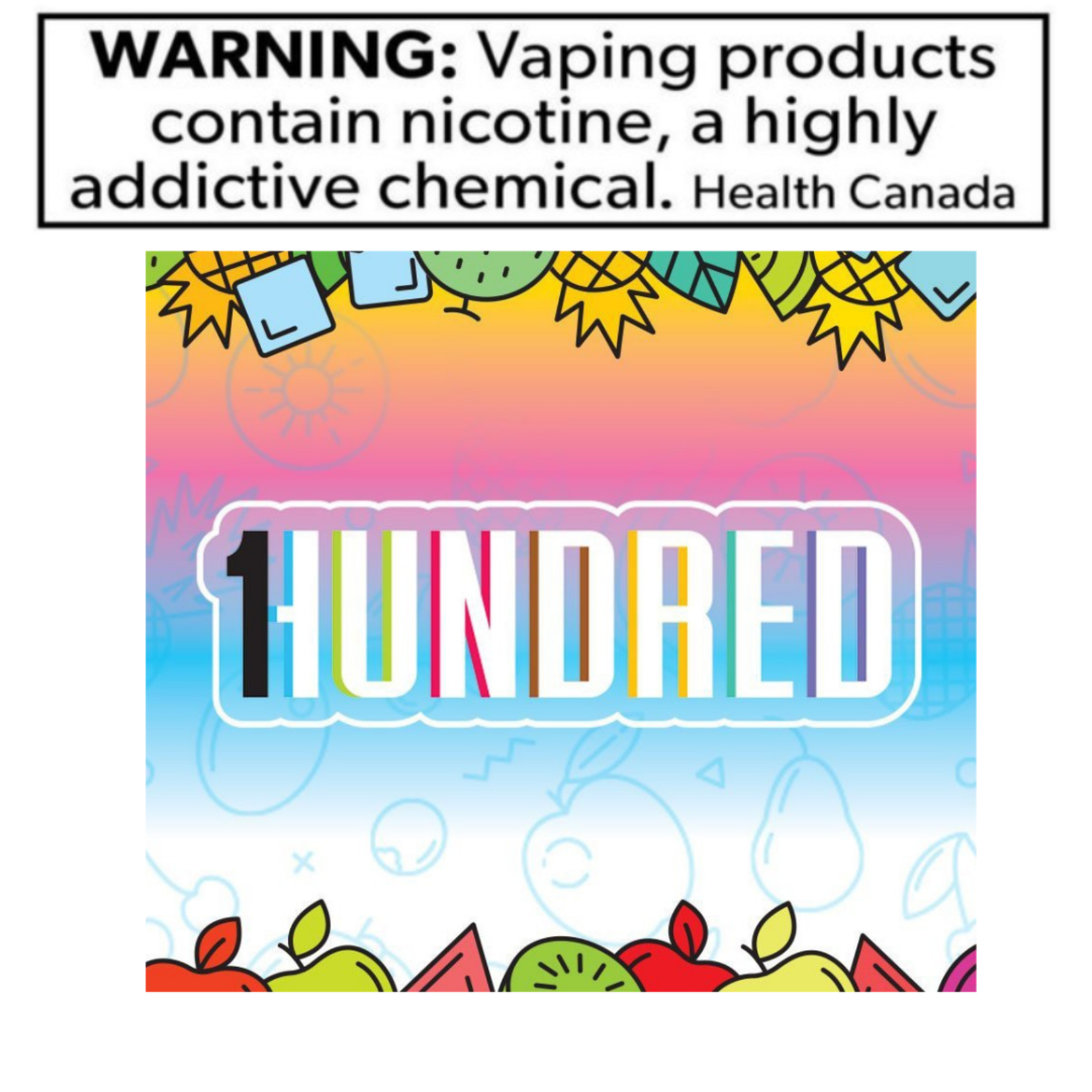 Hundred Hundred 100mL Freebase