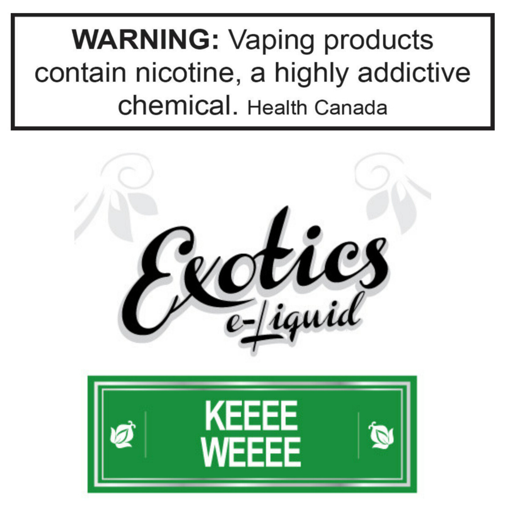 Exotics Exotics 30ml FREEBASE
