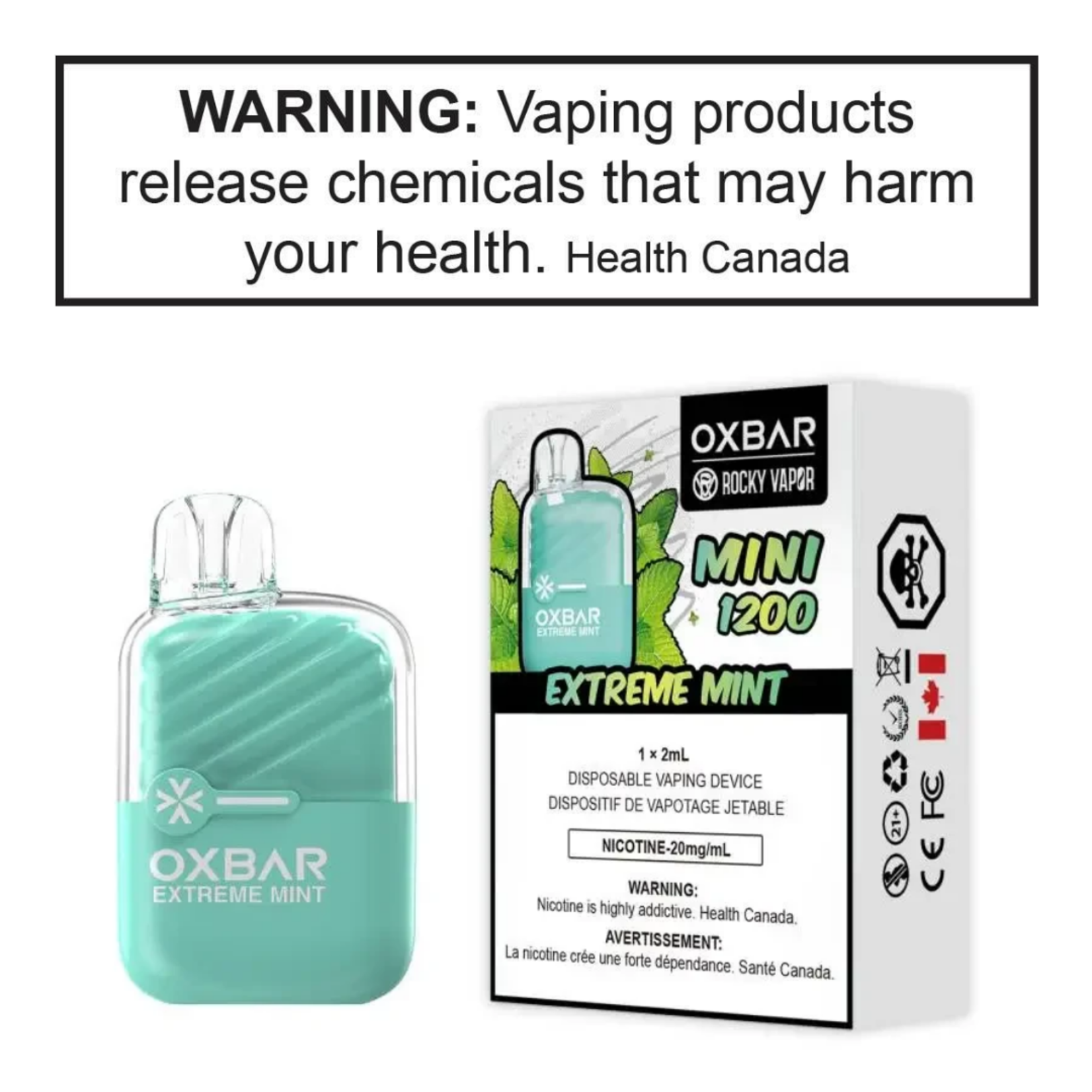 Oxbar Oxbar Mini 1200 20mg