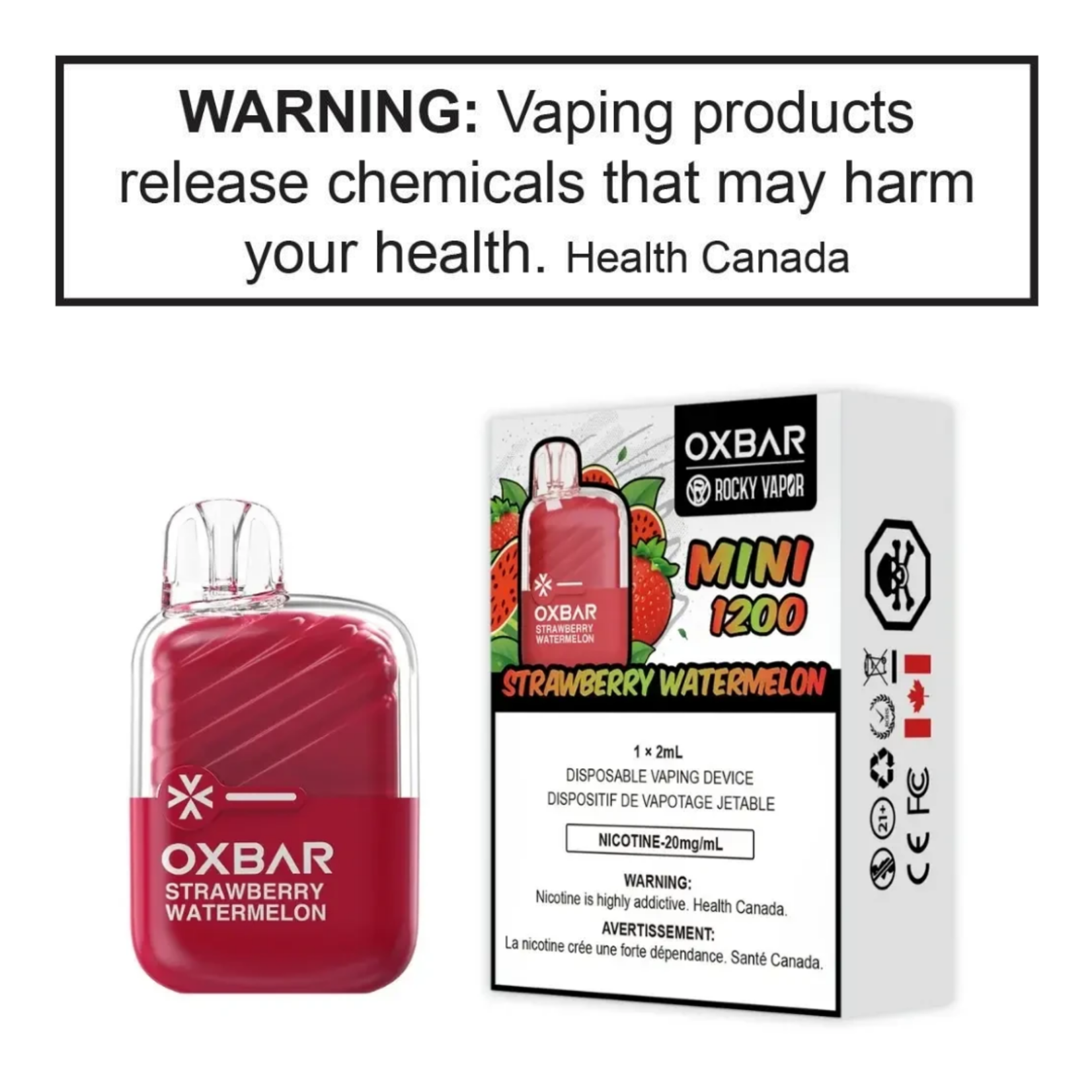 Oxbar Oxbar Mini 1200 20mg