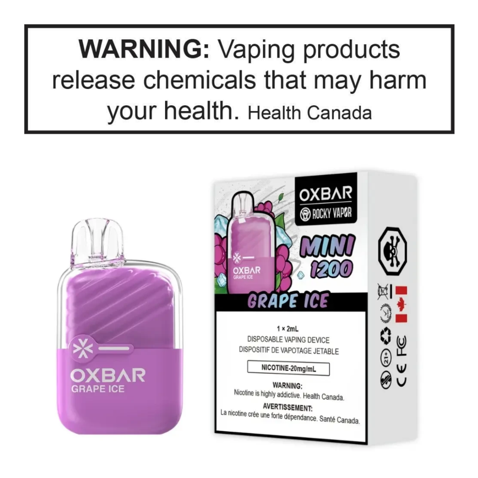 Oxbar Oxbar Mini 1200 20mg
