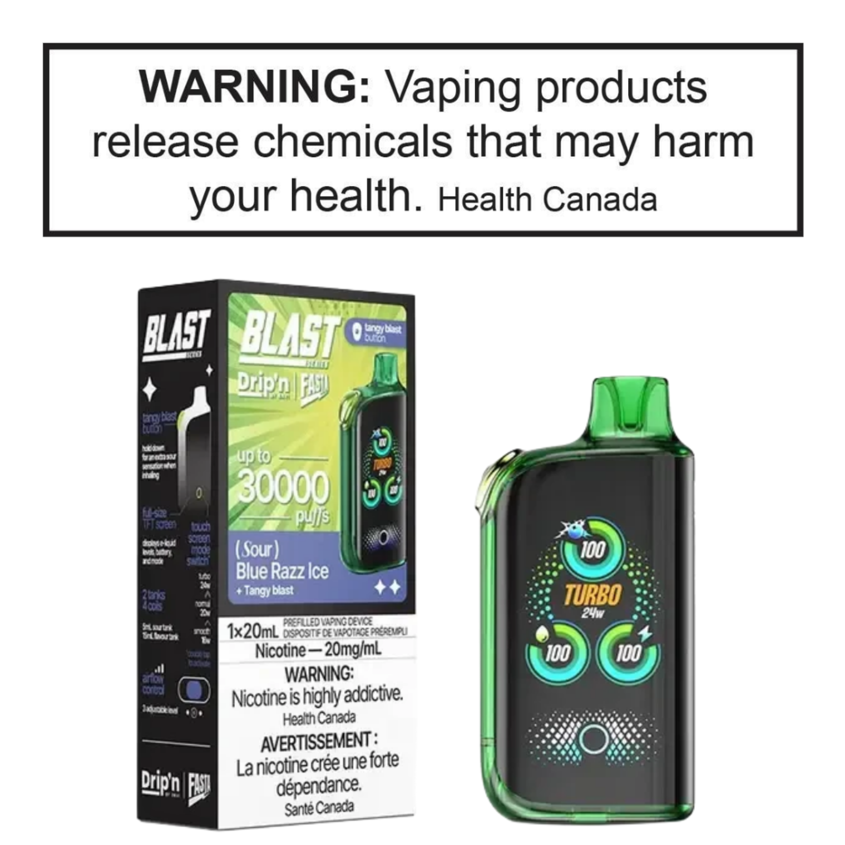 Envi Envi Drip'n Fasta Blast 30K Sour Series 20mg
