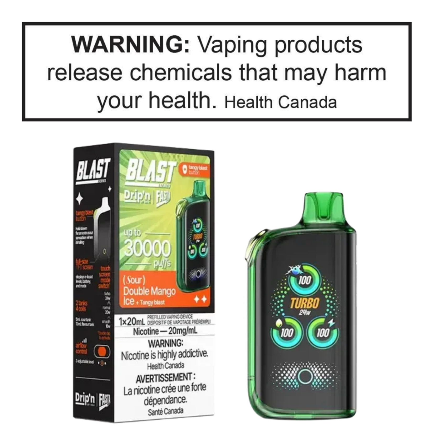 Envi Envi Drip'n Fasta Blast 30K Sour Series 20mg