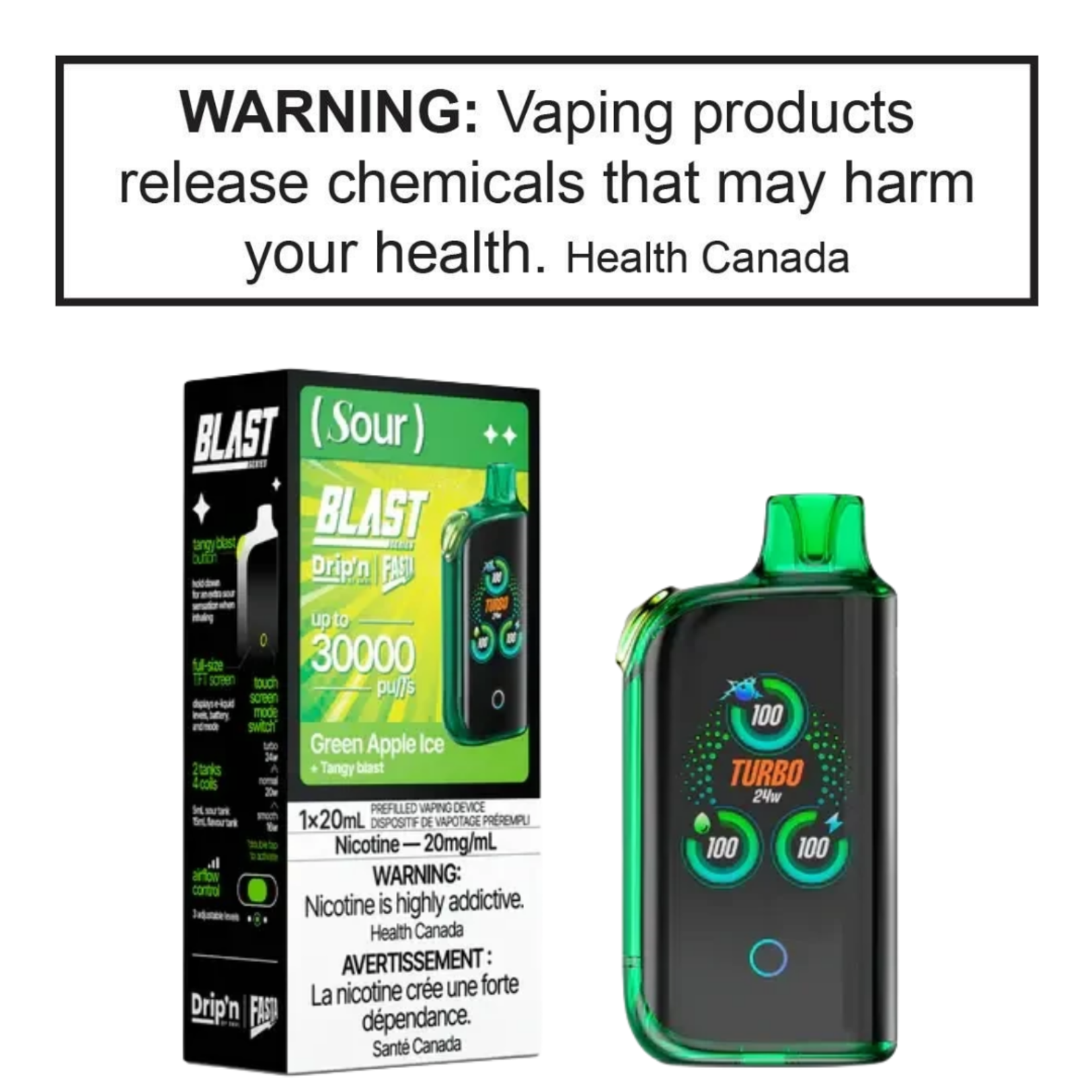 Envi Envi Drip'n Fasta Blast 30K Sour Series 20mg