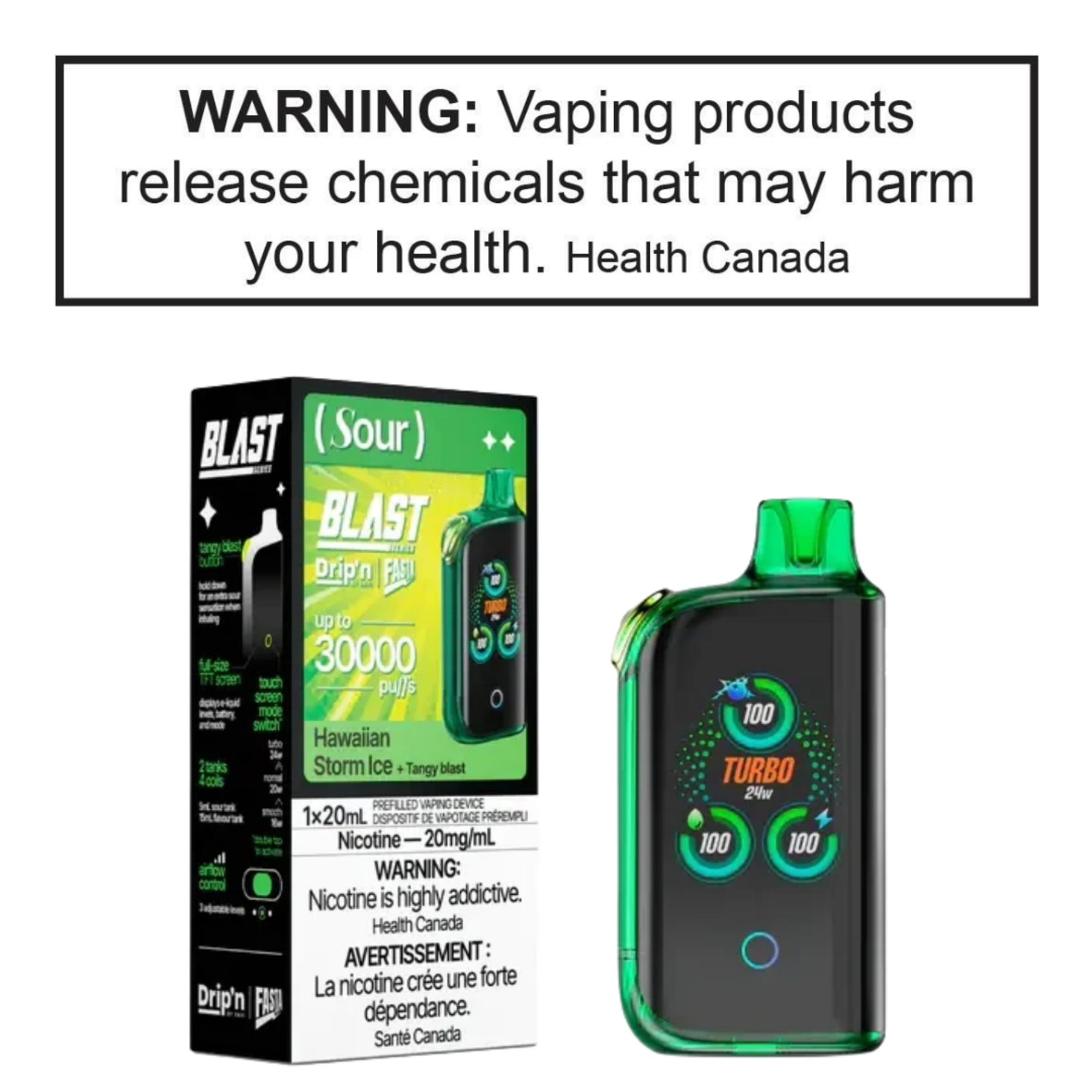 Envi Envi Drip'n Fasta Blast 30K Sour Series 20mg