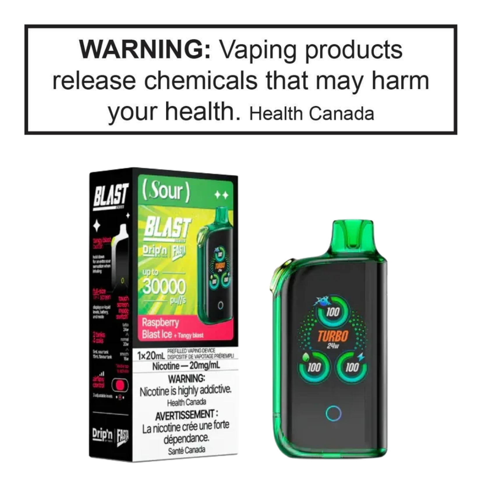 Envi Envi Drip'n Fasta Blast 30K Sour Series 20mg