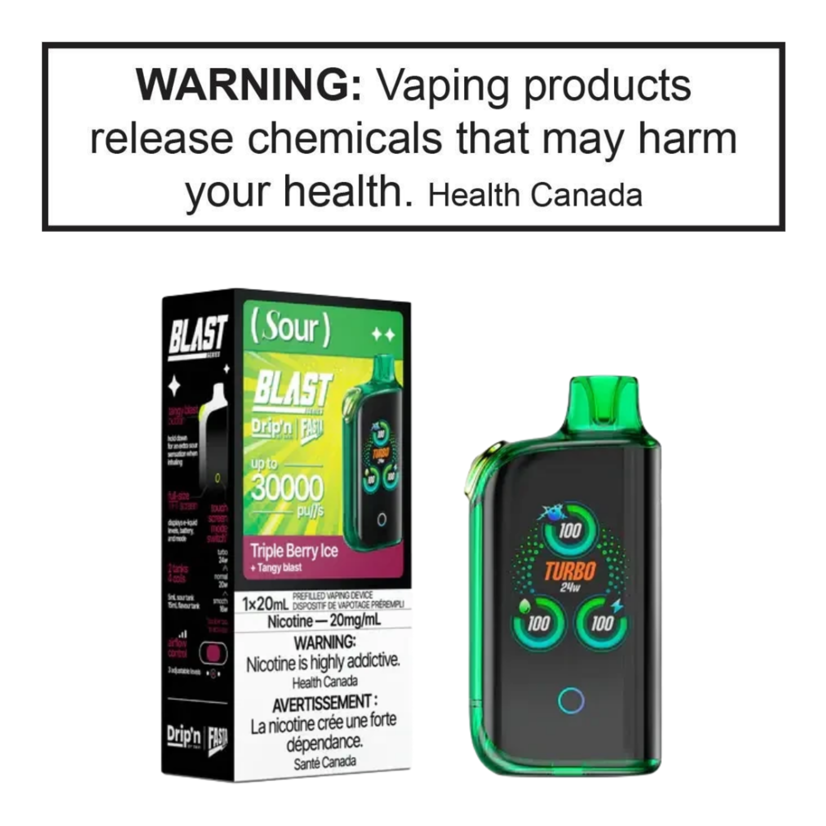Envi Envi Drip'n Fasta Blast 30K Sour Series 20mg