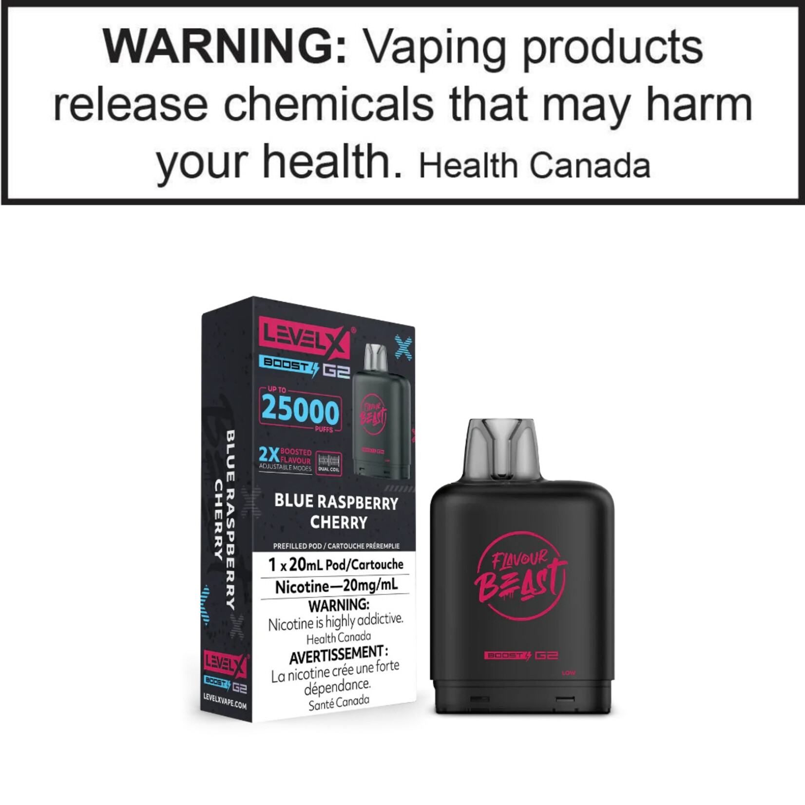 Level-X Flavour Beast Level X Boost Pods 20mg