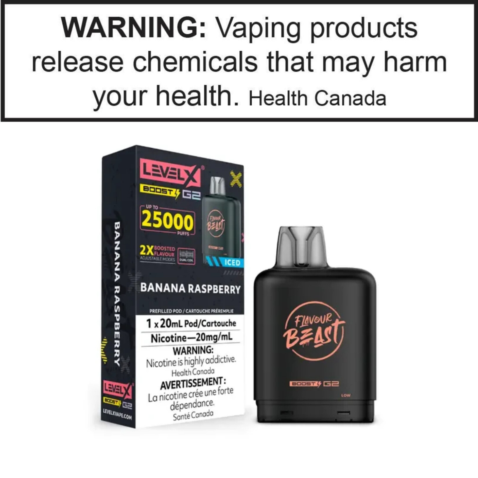 Level-X Flavour Beast Level X Boost Pods 20mg