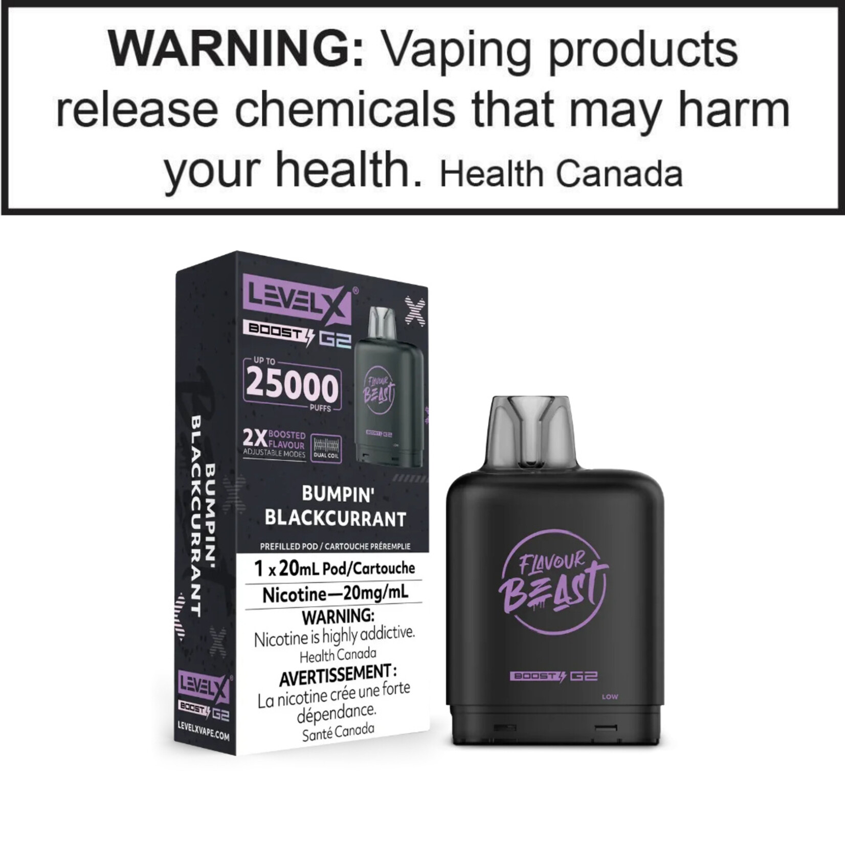 Level-X Flavour Beast Level X Boost Pods 20mg