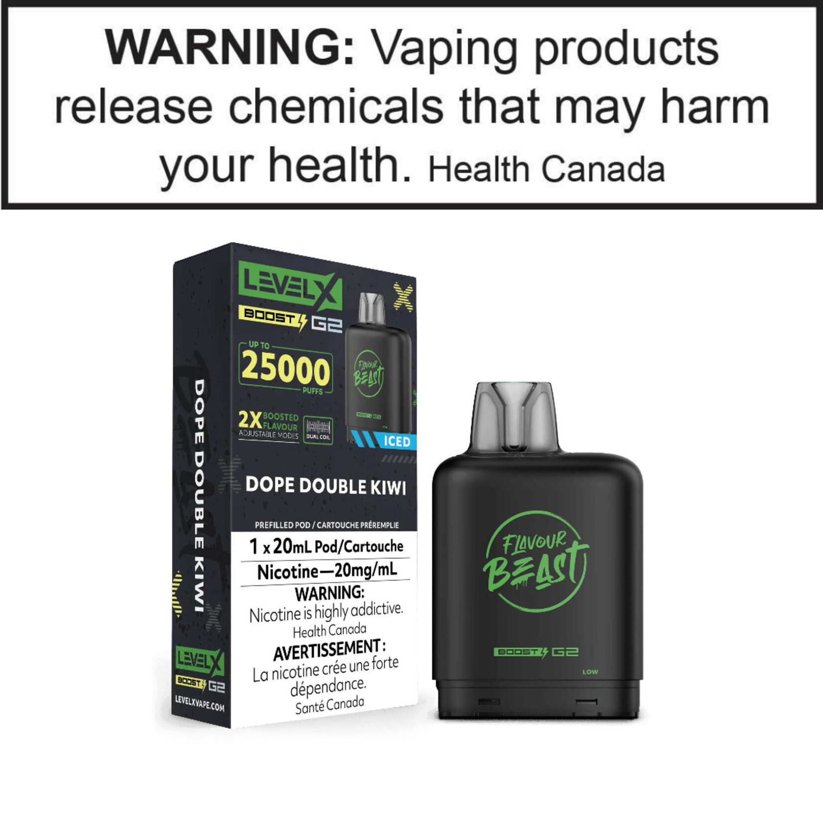 Level-X Flavour Beast Level X Boost Pods 20mg
