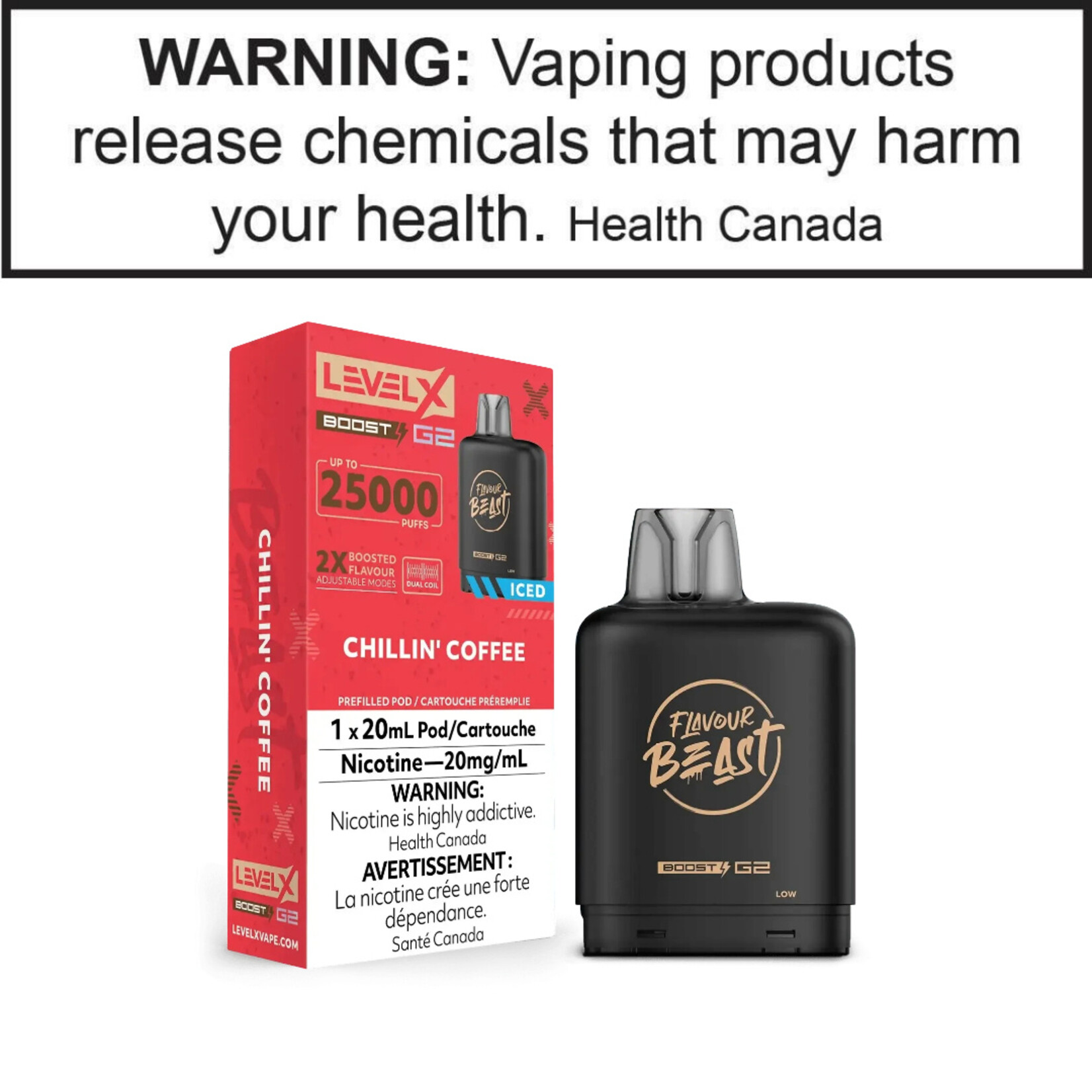 Level-X Flavour Beast Level X Boost Pods 20mg
