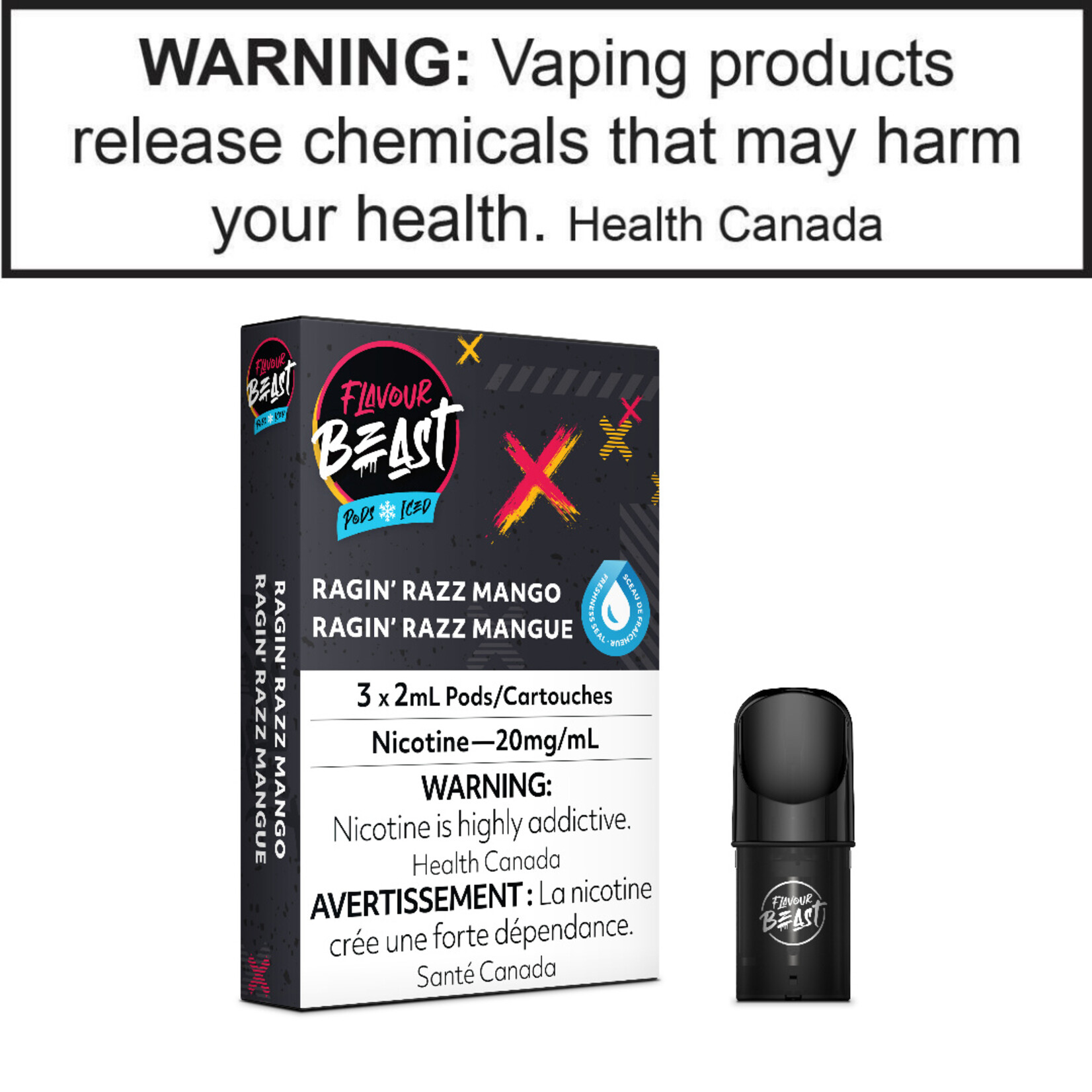 Flavour Beast Flavour Beast Pods 3pk 20mg