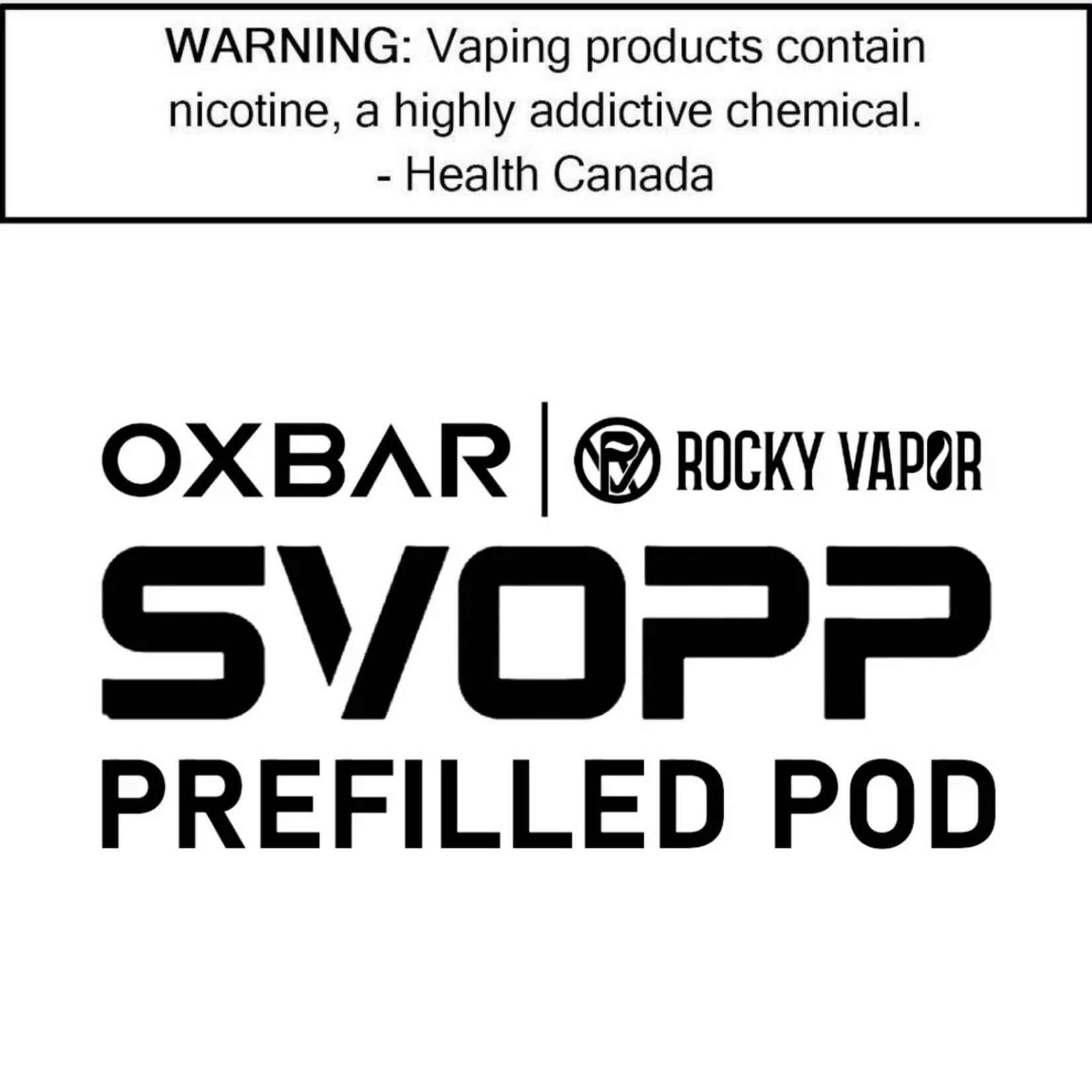 Oxbar Oxbar SVOPP Pods 20mg