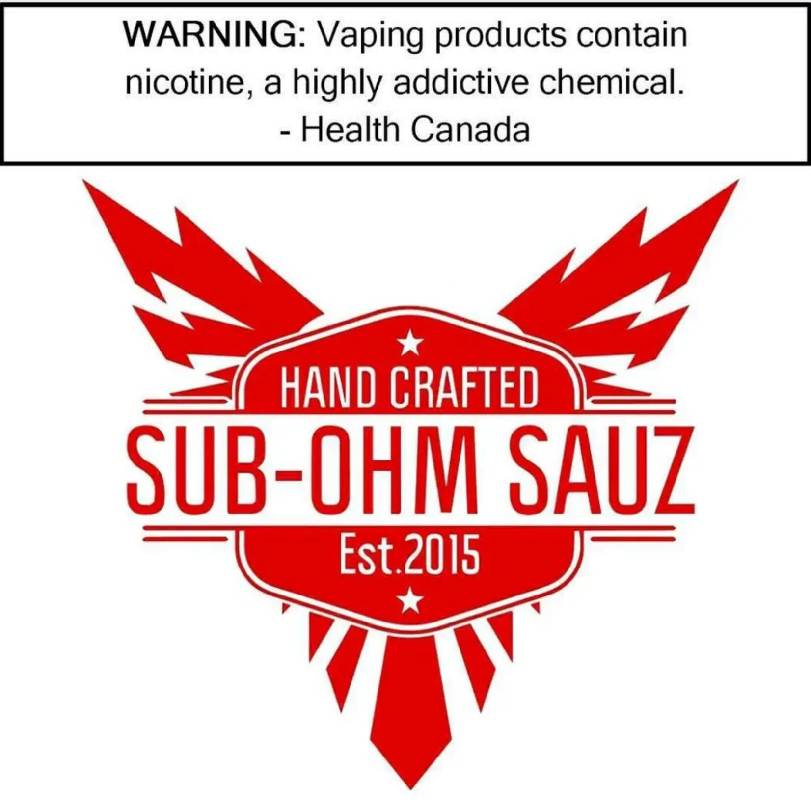 Alchemist Sub Ohm Sauz 60mL Freebase