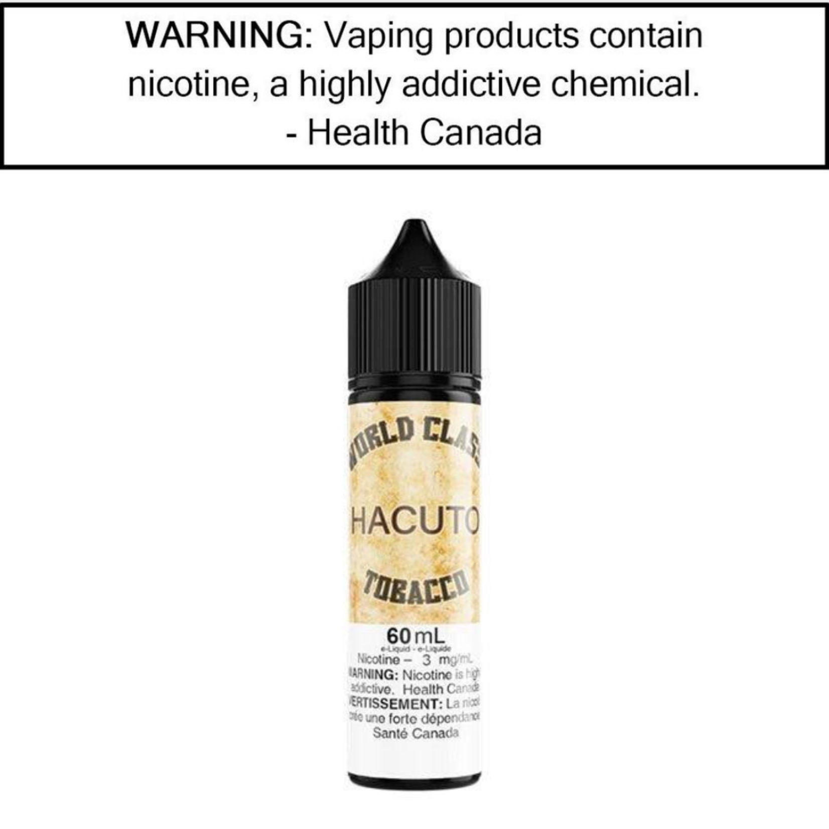 T Daawg Labs World Class Tobacco 60mL Freebase