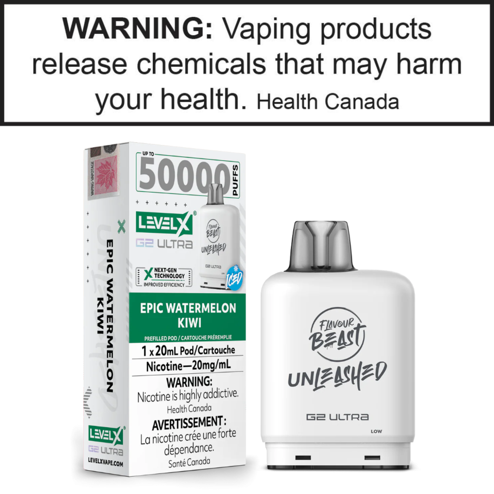 Flavour Beast Flavour Beast Unleashed Level X G2 Ultra Pod 20mg