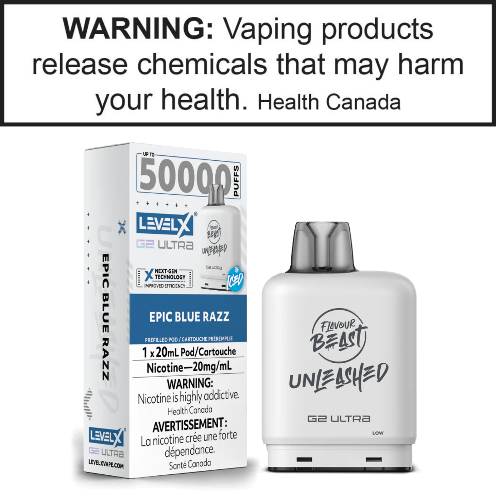 Flavour Beast Flavour Beast Unleashed Level X G2 Ultra Pod 20mg