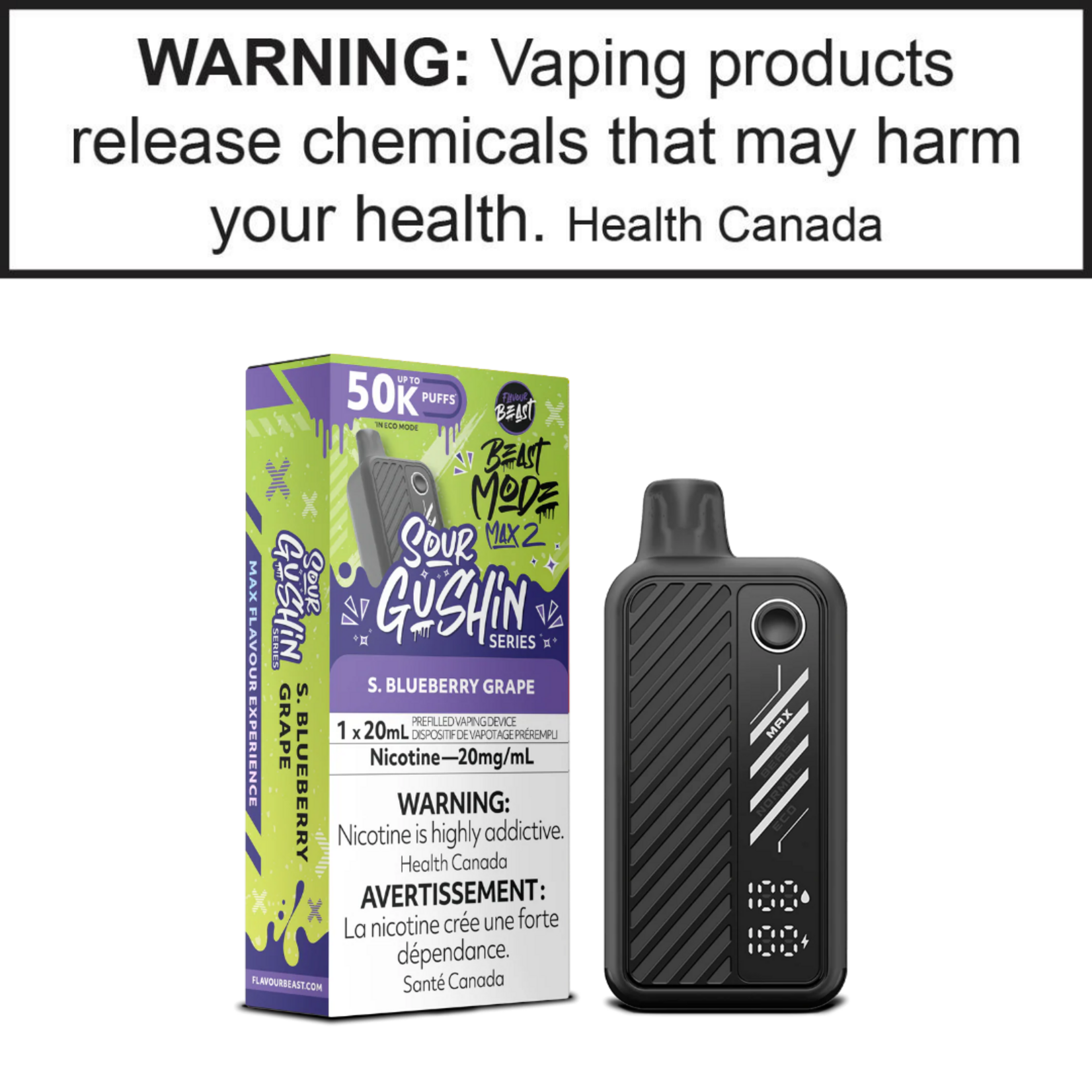 Flavour Beast Flavour Beast Beast Mode Max 2 Gushin Series 20mg