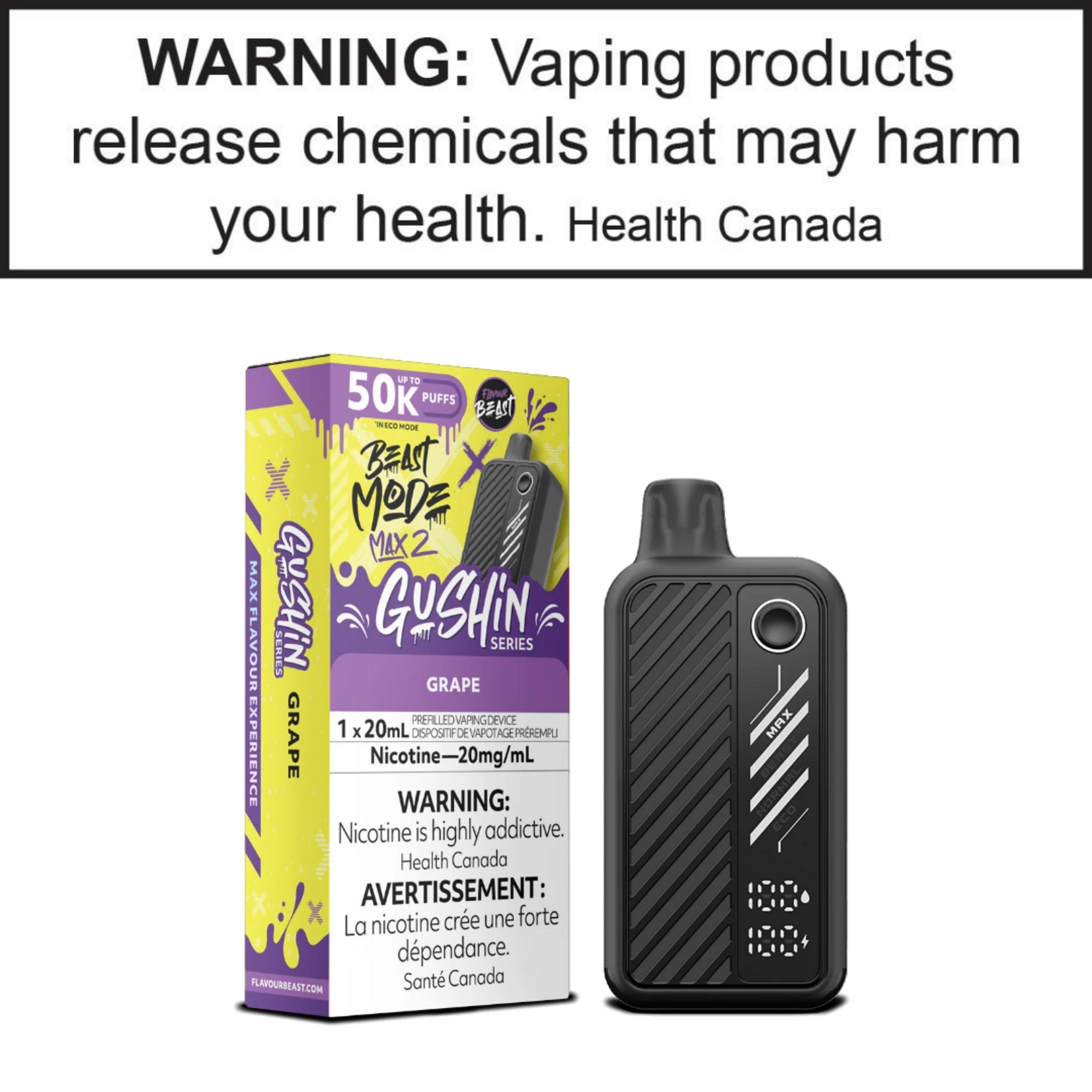 Flavour Beast Flavour Beast Beast Mode Max 2 Gushin Series 20mg