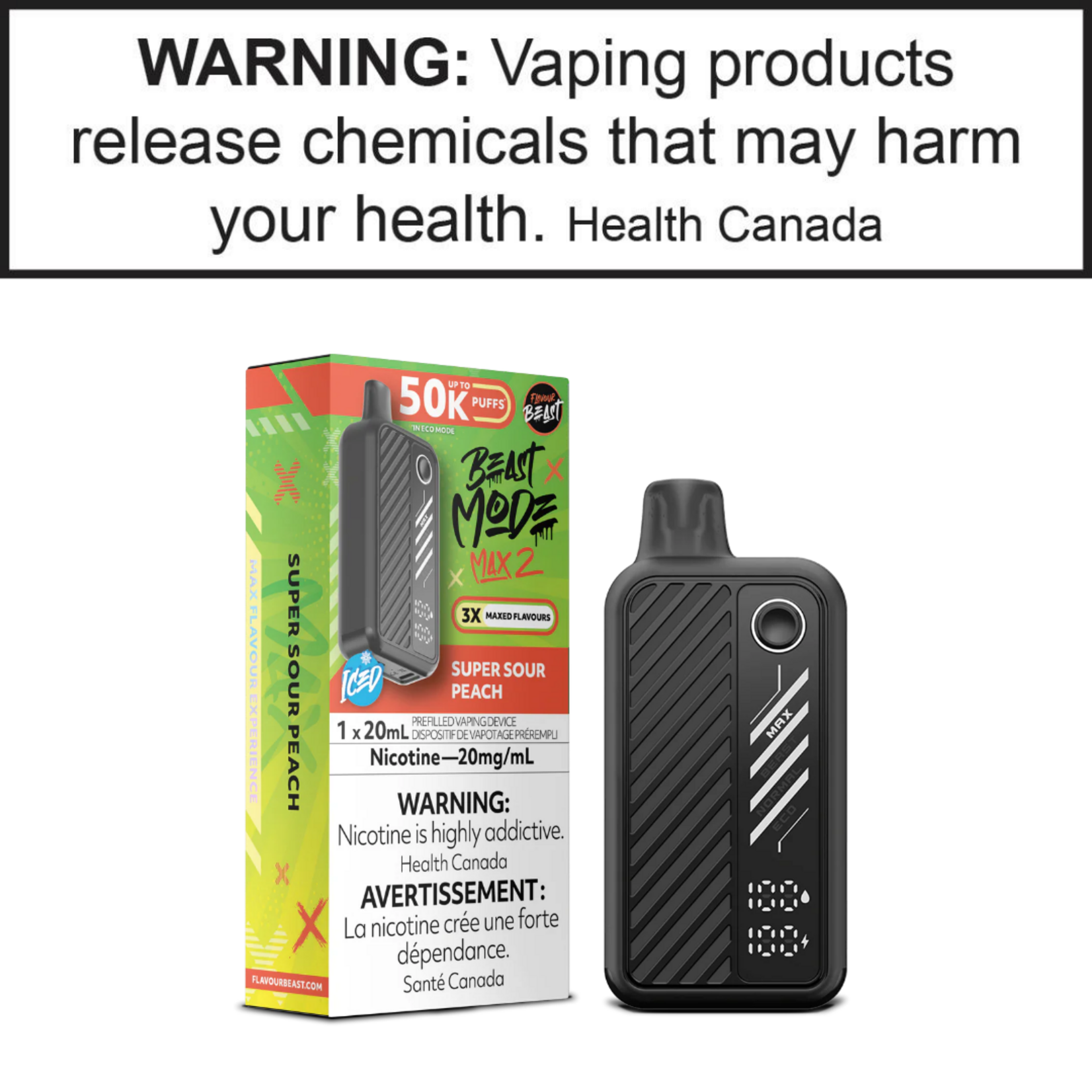 Flavour Beast Flavour Beast Beast Mode Max 2 Super Sour Series 20mg