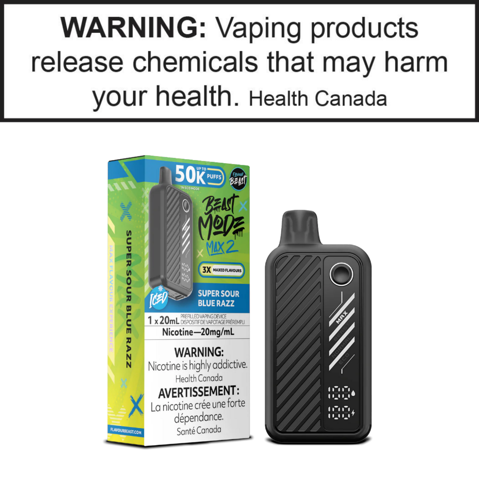 Flavour Beast Flavour Beast Beast Mode Max 2 Super Sour Series 20mg