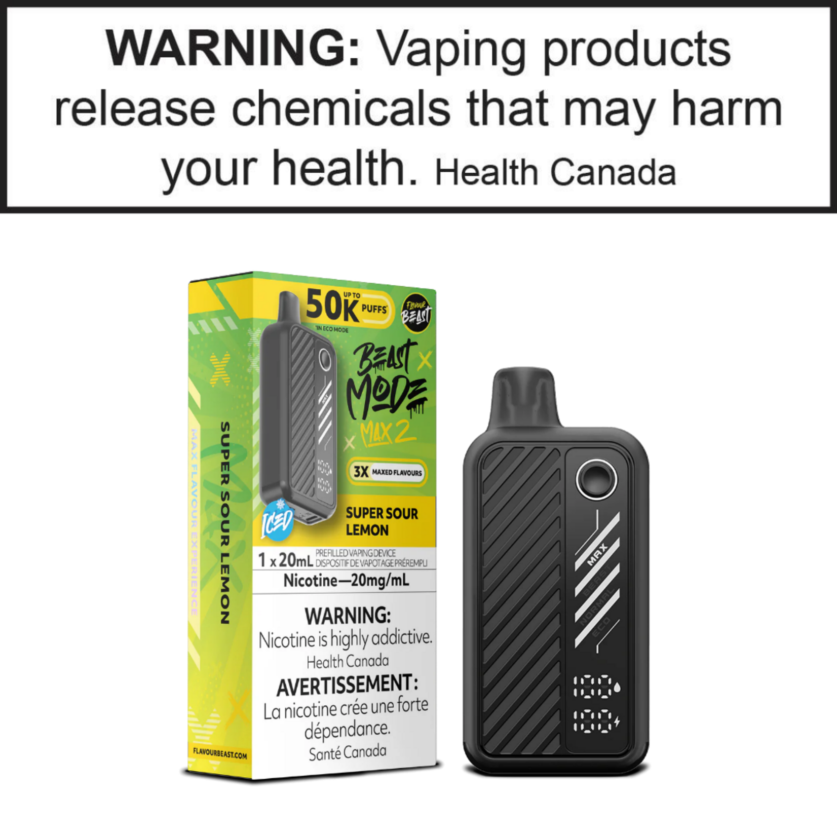 Flavour Beast Flavour Beast Beast Mode Max 2 Super Sour Series 20mg