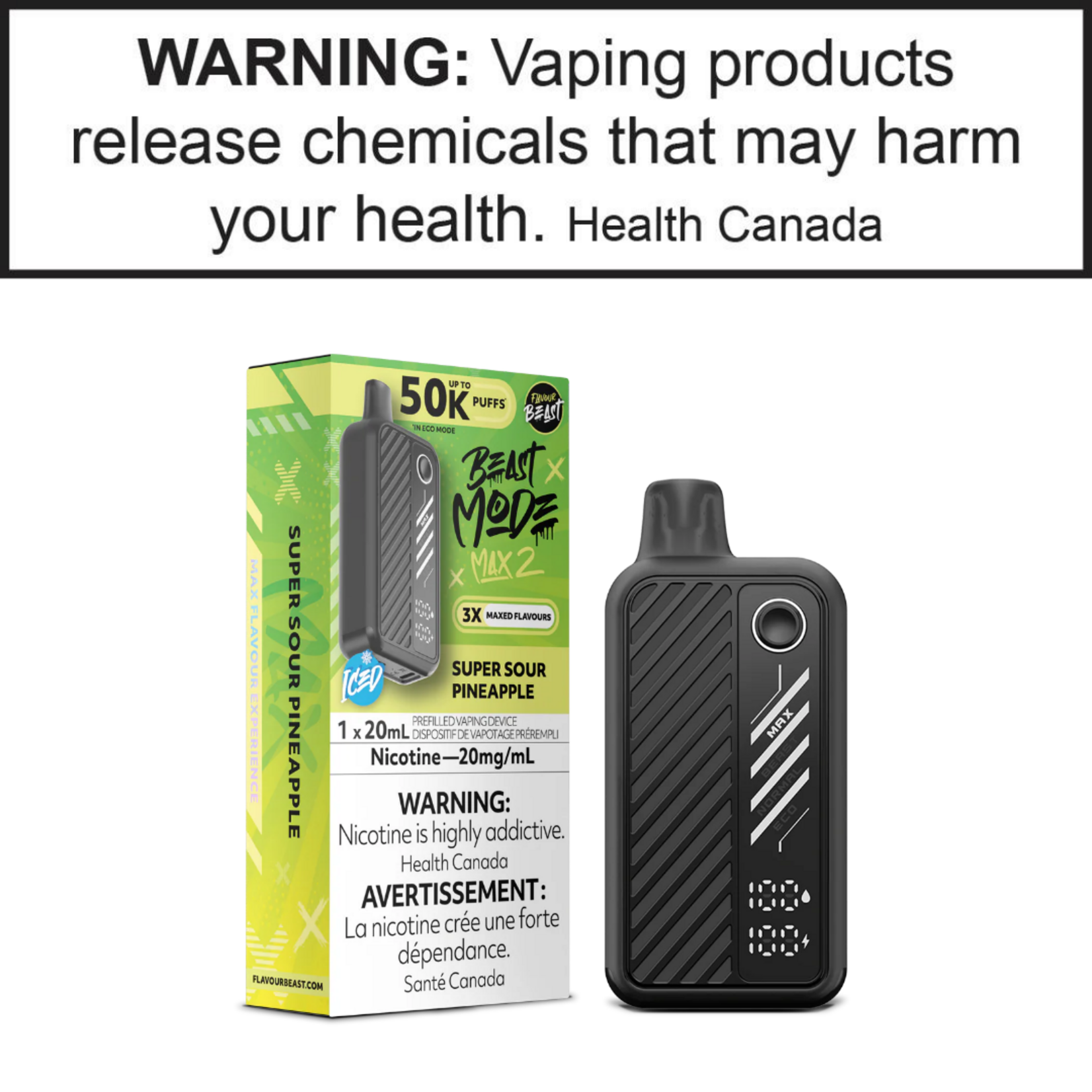 Flavour Beast Flavour Beast Beast Mode Max 2 Super Sour Series 20mg