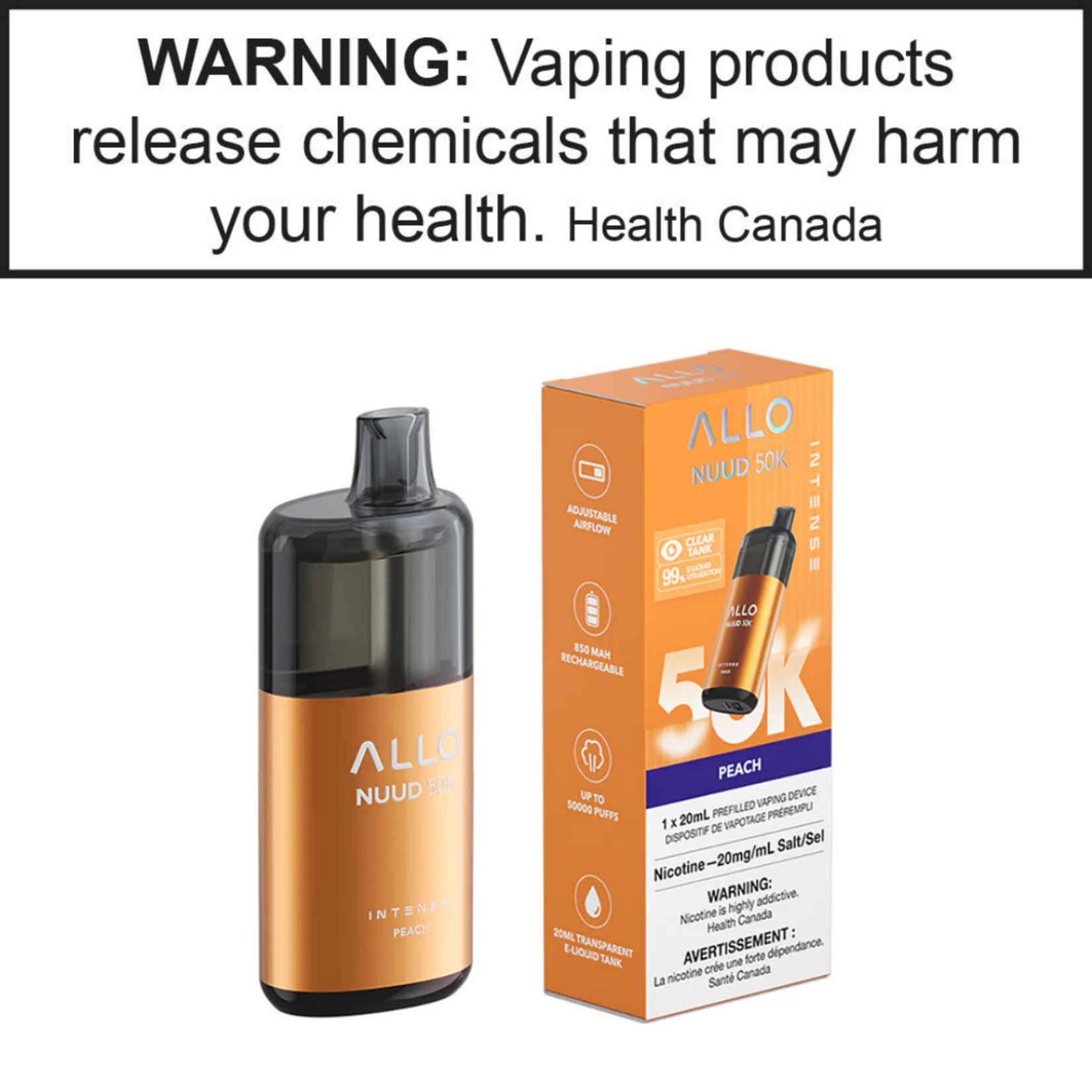 Allo Allo Intense Nuud 50k 20mg