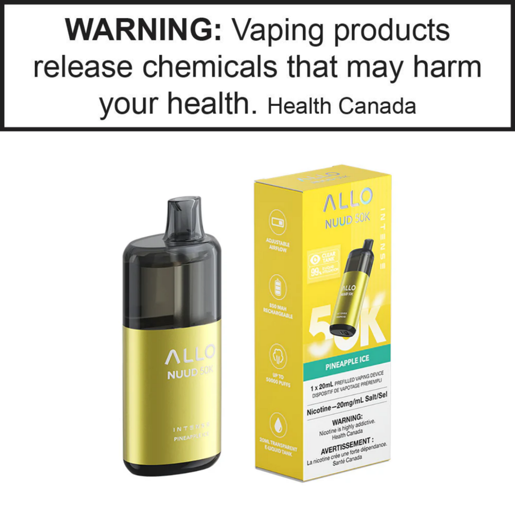 Allo Allo Intense Nuud 50k 20mg