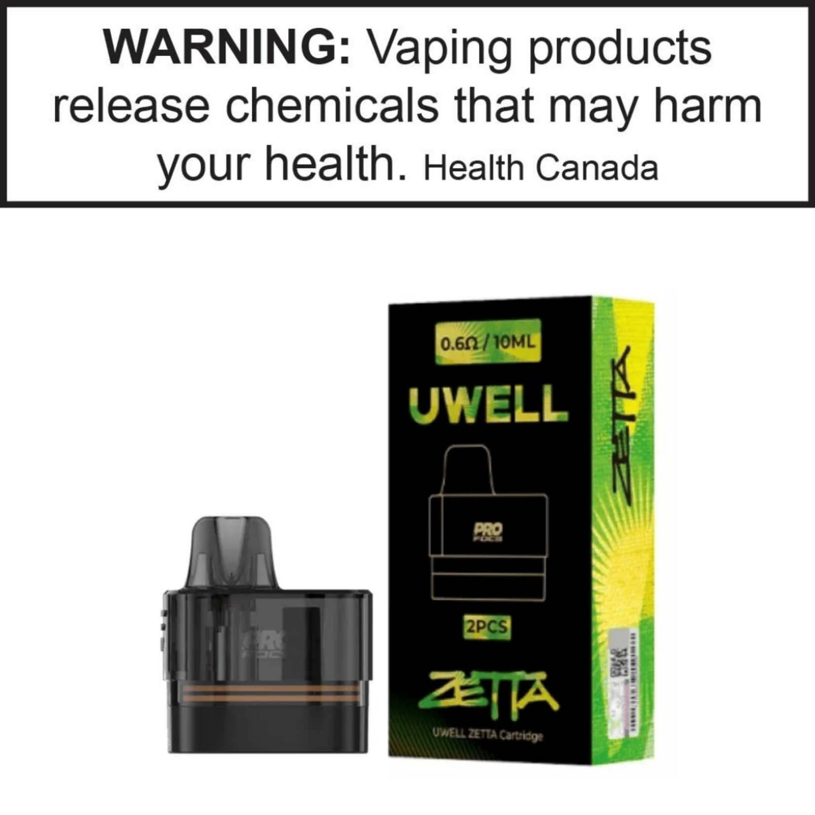 UWell Uwell Zetta Replacement Pod 10mL 2pk