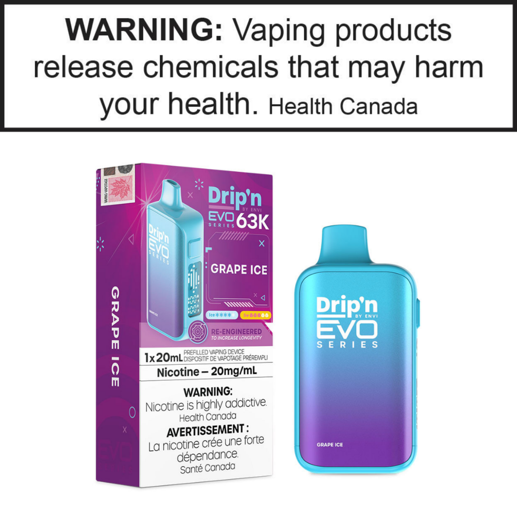 Envi Envi Drip'n Evo 63K 20mg