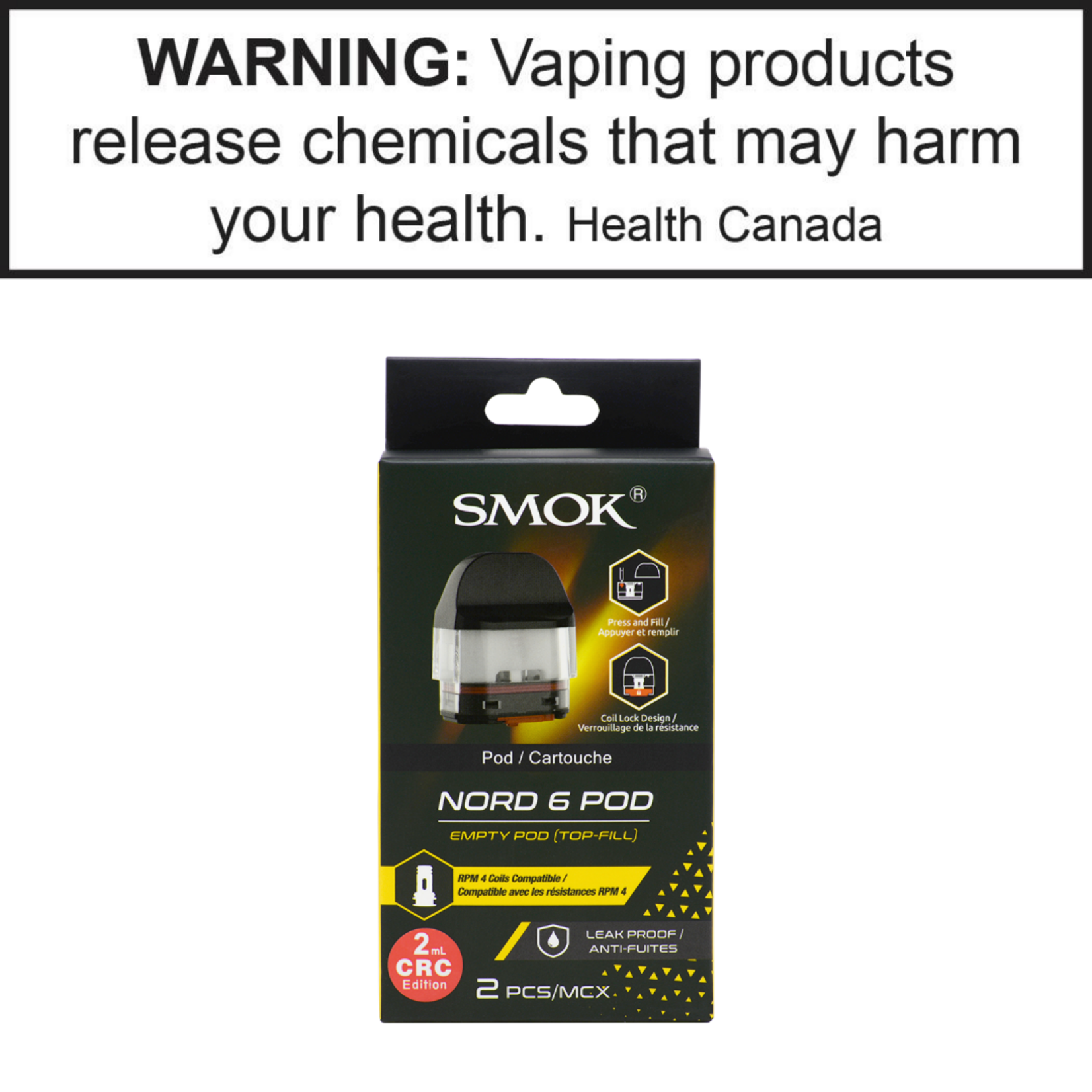 SMOK Smok Nord 6 RPM 4 Replacement Pod A13