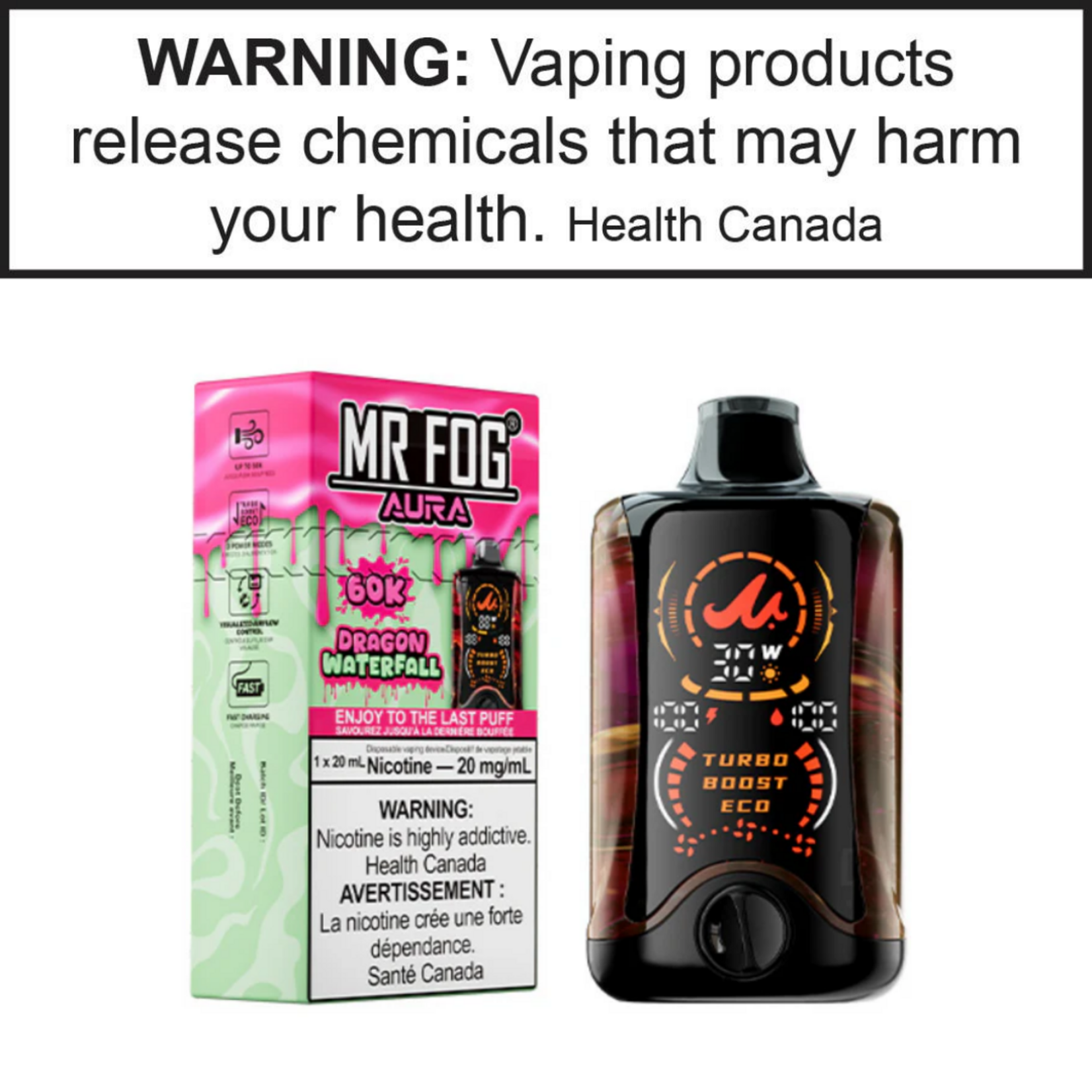 Mr.Fog Mr. Fog Aura 60K 20mg